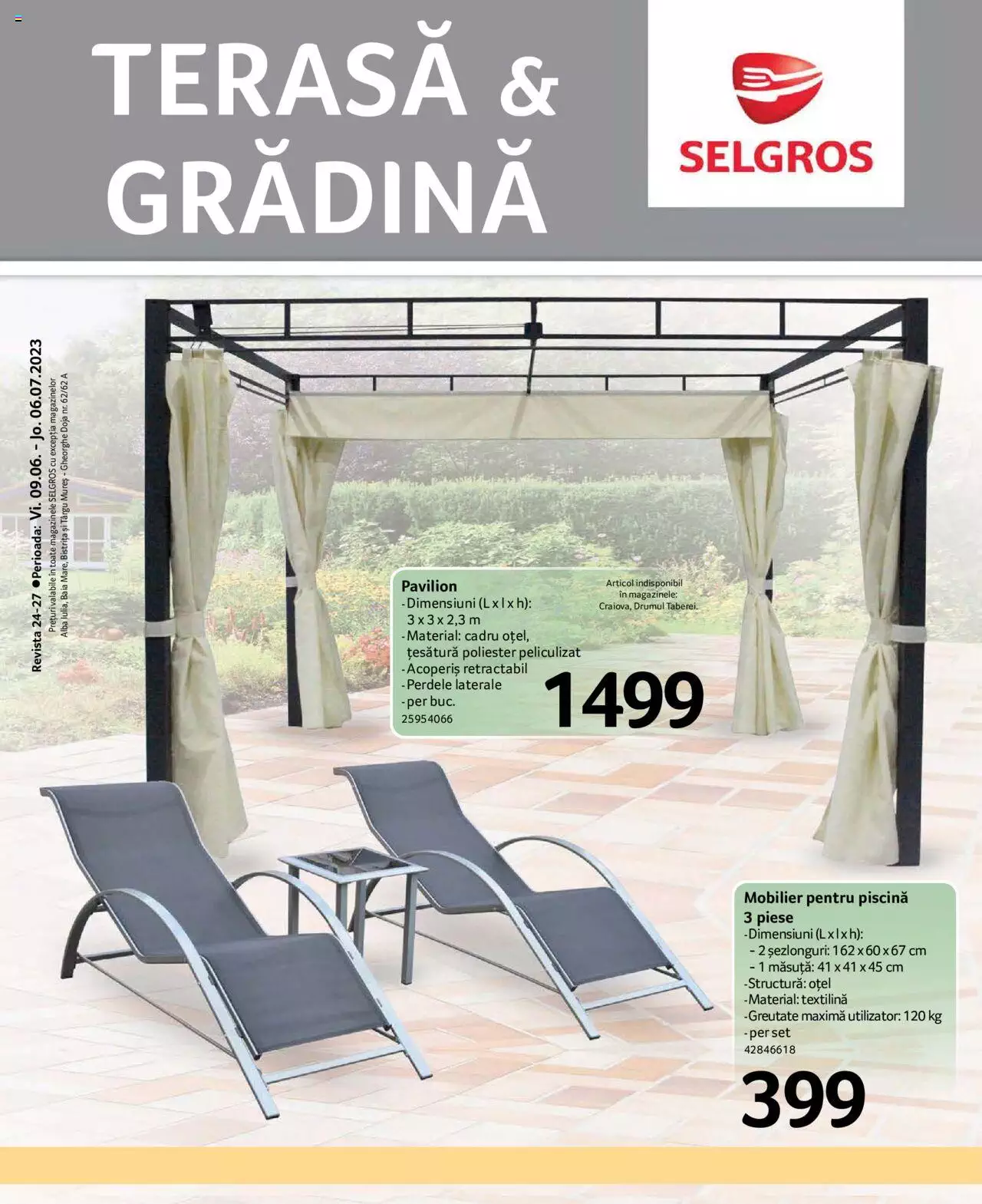 Catalog Selgros 9 Iunie - 6 Iulie 2023 | Pagina 1