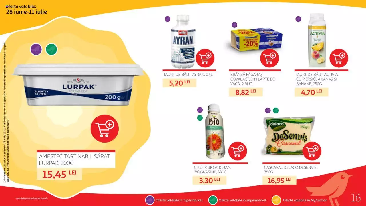 Catalog Auchan 28 Iunie - 11 Iulie 2023 | Pagina 16