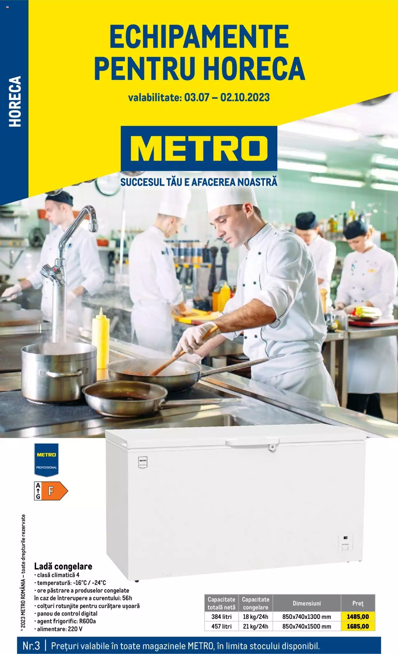Catalog METRO 3 Iulie - 2 Octombrie 2023 | Pagina 1