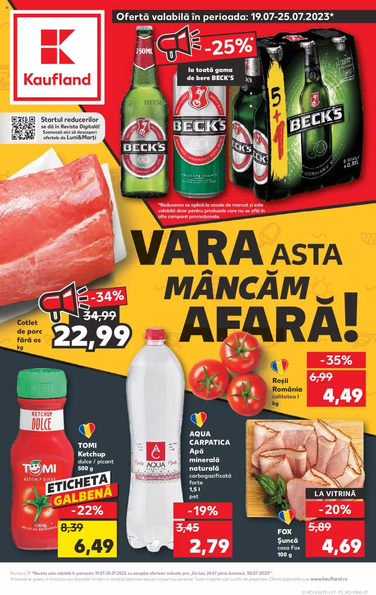 Catalog Kaufland 19 - 25 Iulie 2023 | Pagina 1