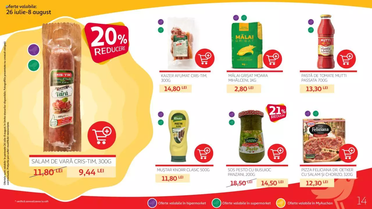 Catalog Auchan 26 Iulie - 8 August 2023 | Pagina 14