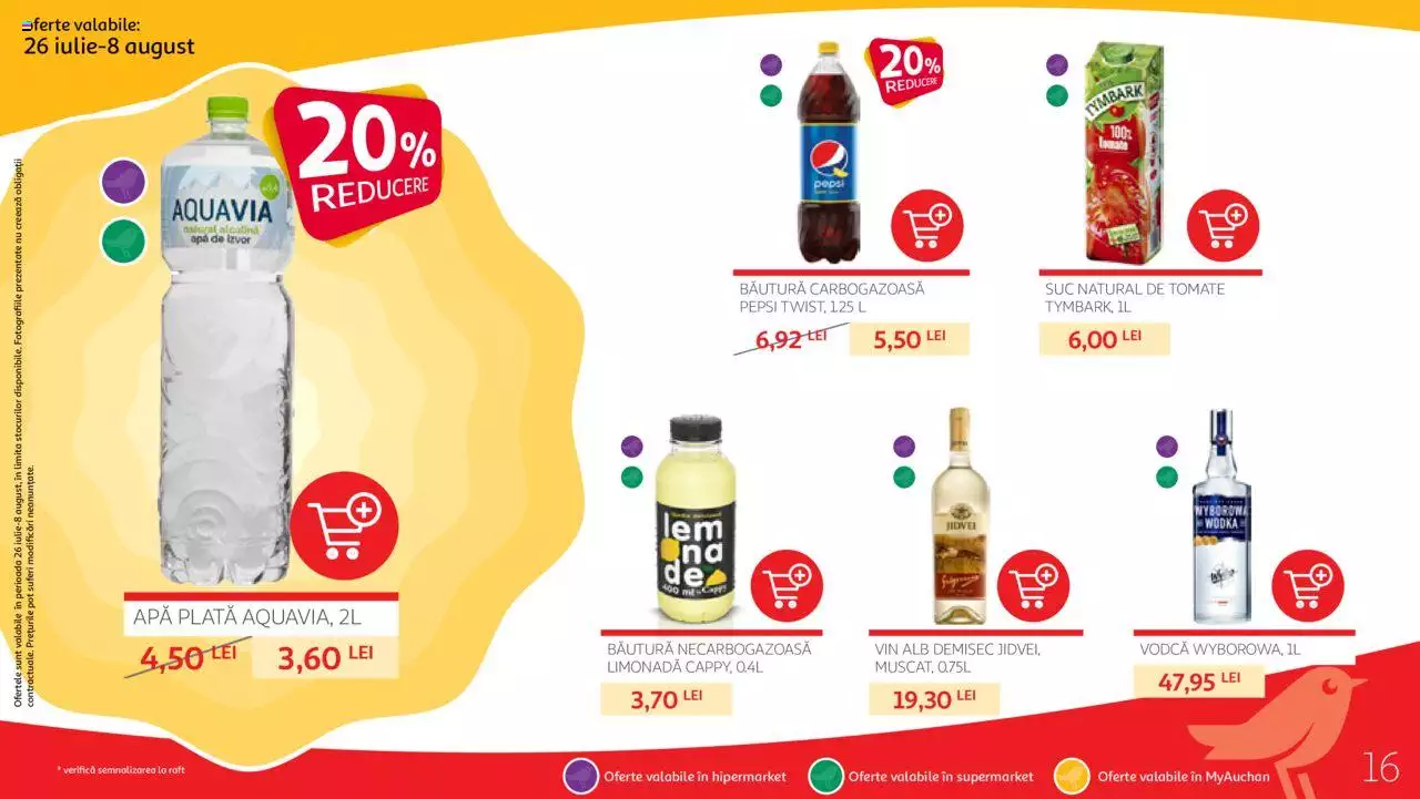 Catalog Auchan 26 Iulie - 8 August 2023 | Pagina 16
