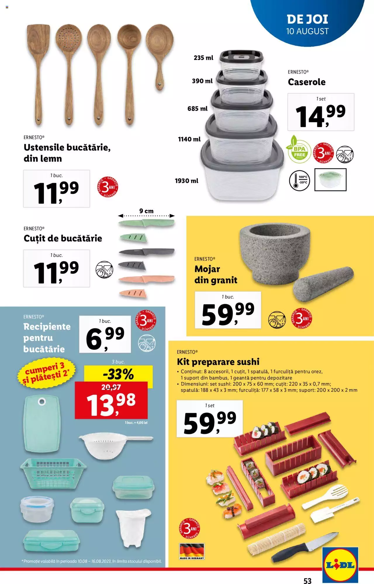 Catalog LIDL 7 - 13 August 2023 | Pagina 53