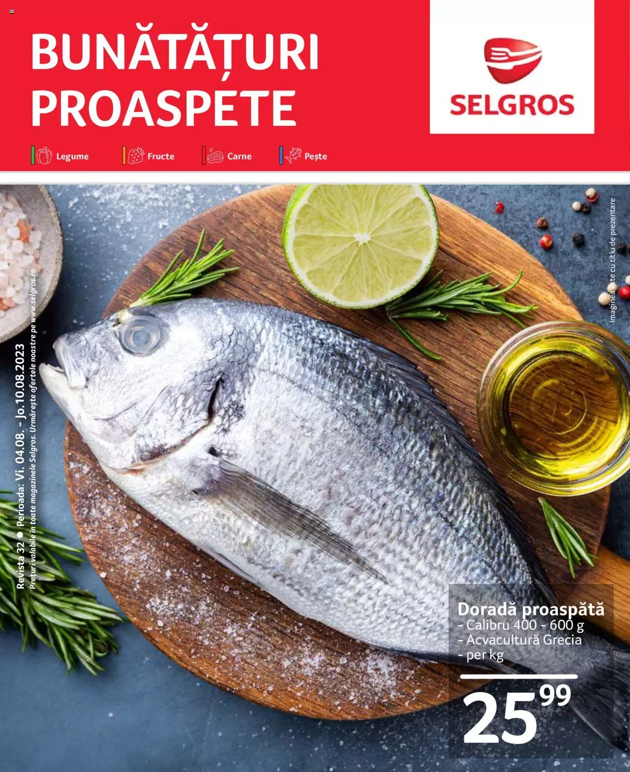 Catalog Selgros 4 - 10 August 2023 | Pagina 1