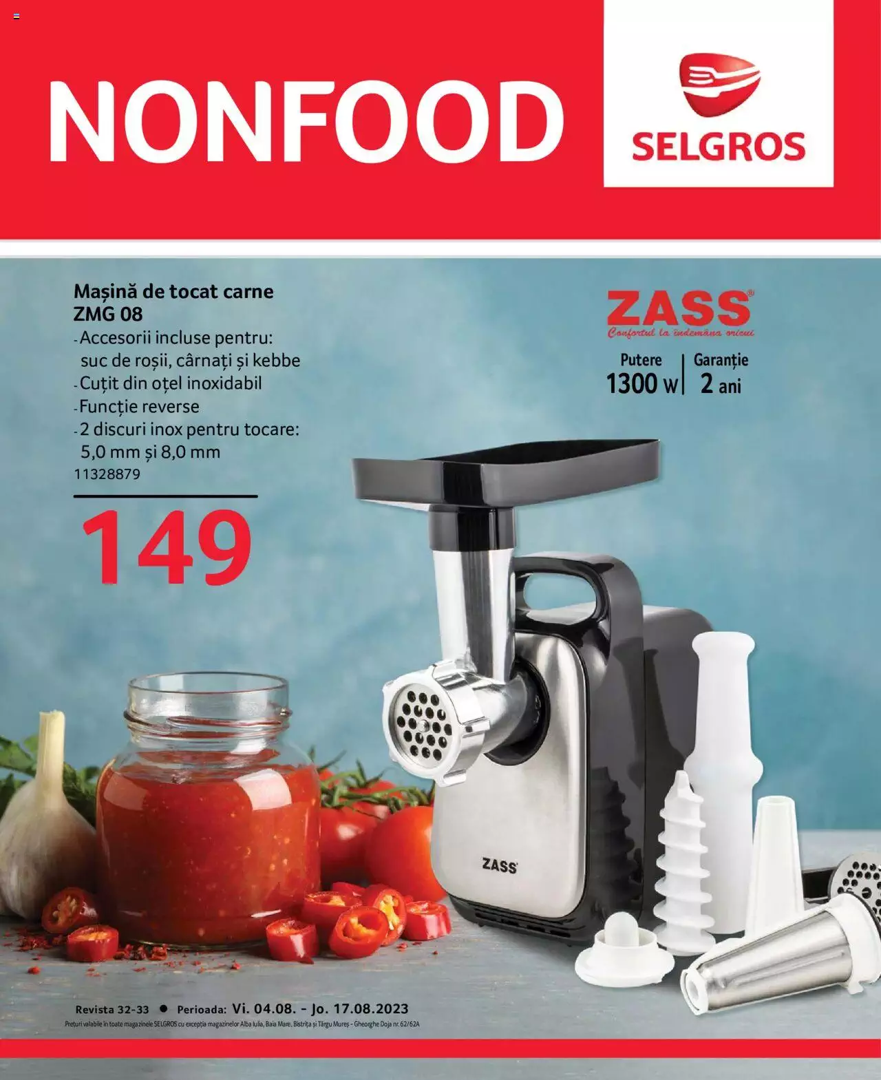 Catalog Selgros 4 - 17 August 2023 | Pagina 1