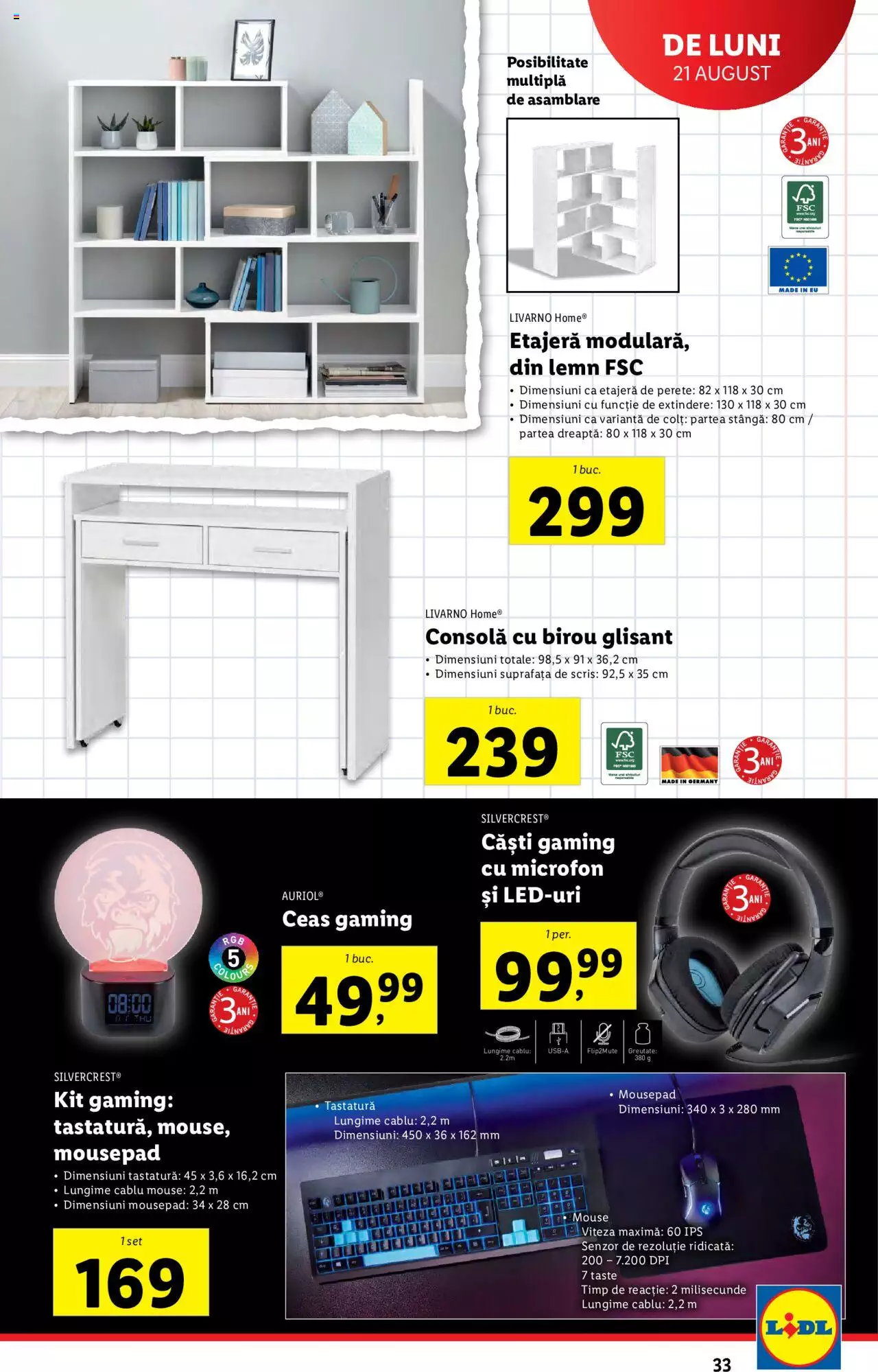Catalog LIDL 21 - 27 August 2023 | Pagina 33