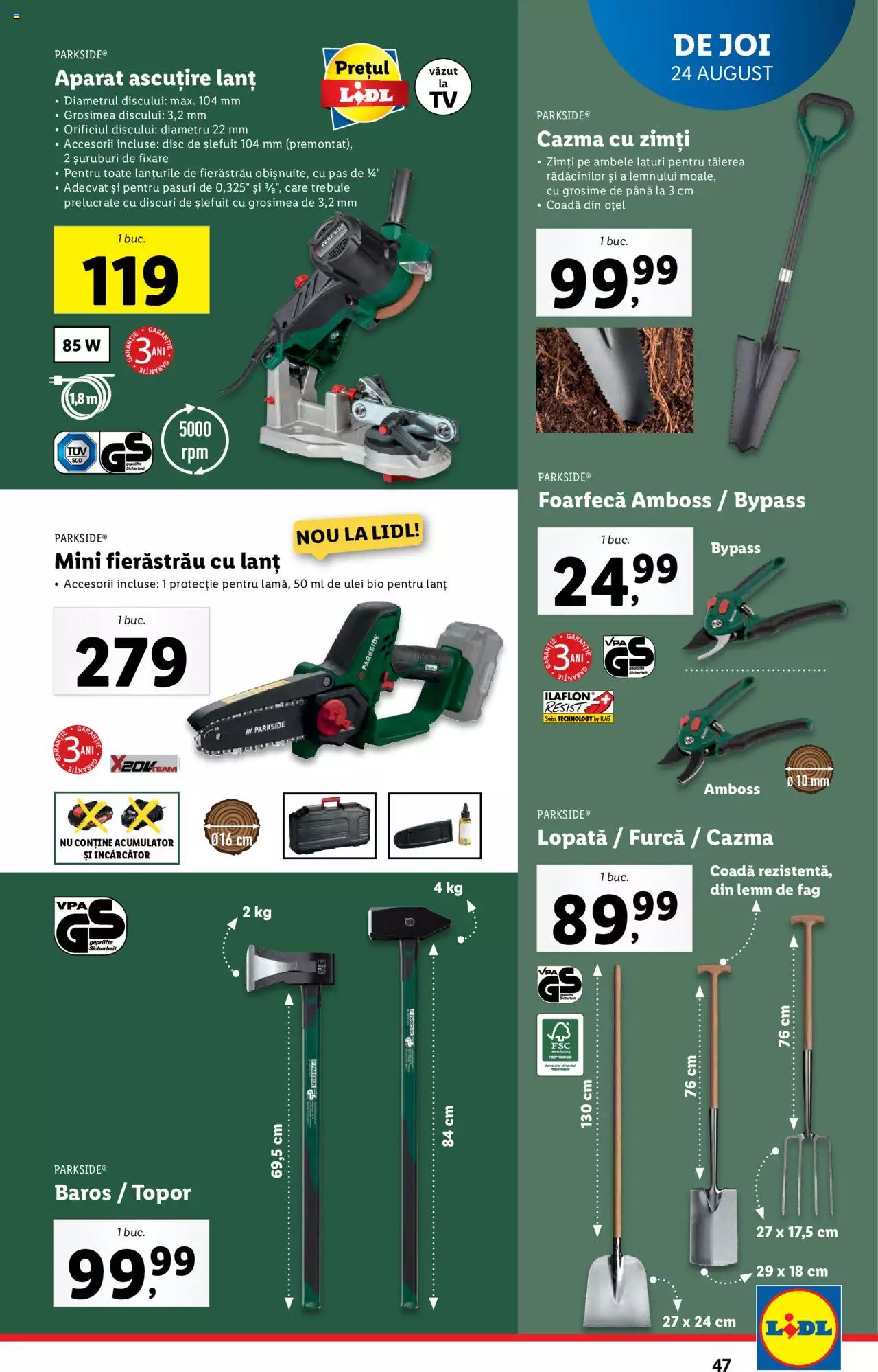 Catalog LIDL 21 - 27 August 2023 | Pagina 47