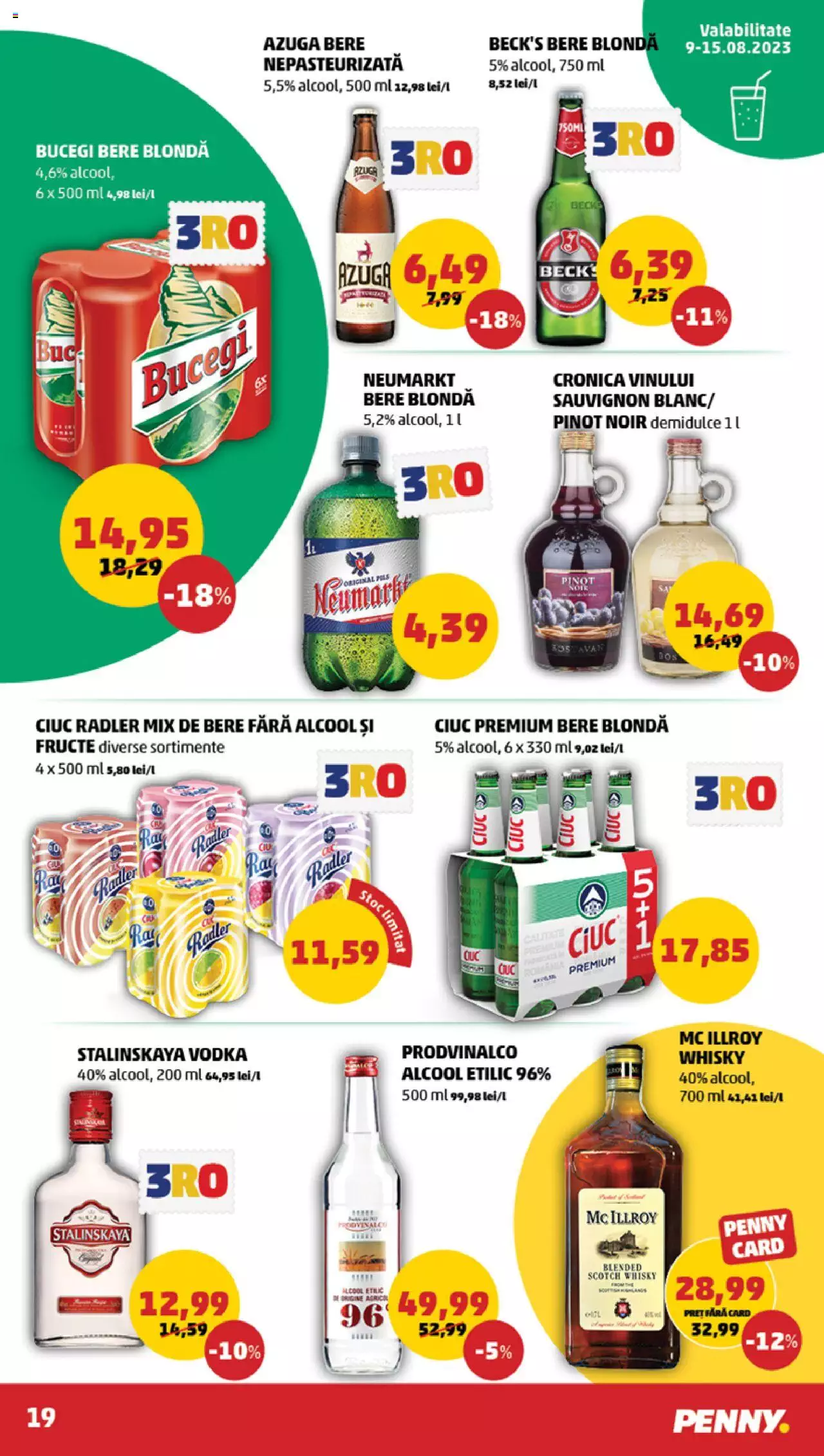 Catalog PENNY Market 9 - 15 August 2023 | Pagina 19