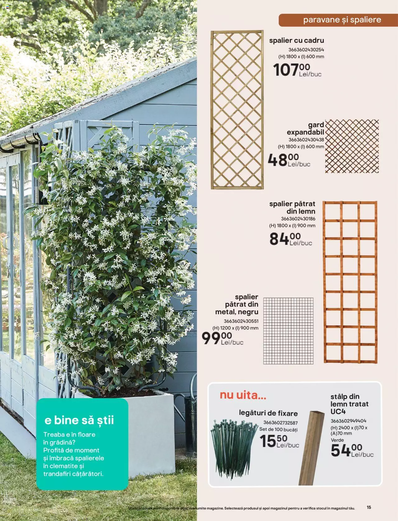 Catalog Brico Depot 7 Aprilie - 30 Septembrie 2023 | Pagina 15