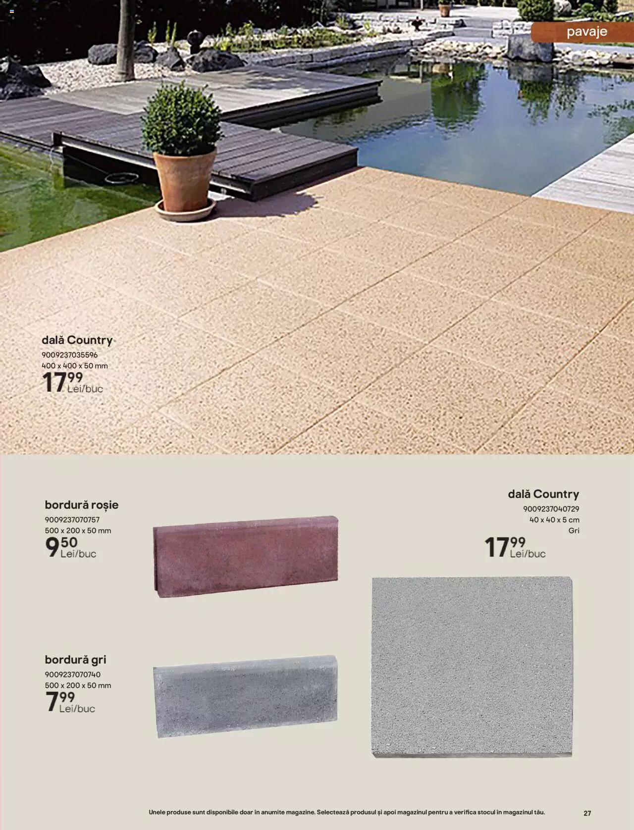 Catalog Brico Depot 7 Aprilie - 30 Septembrie 2023 | Pagina 27