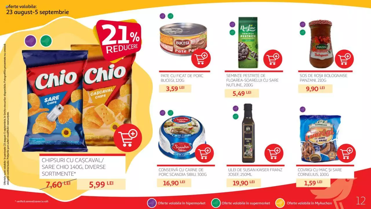 Catalog Auchan 23 August - 5 Septembrie 2023 | Pagina 12