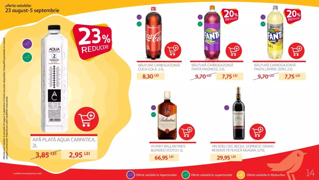 Catalog Auchan 23 August - 5 Septembrie 2023 | Pagina 14