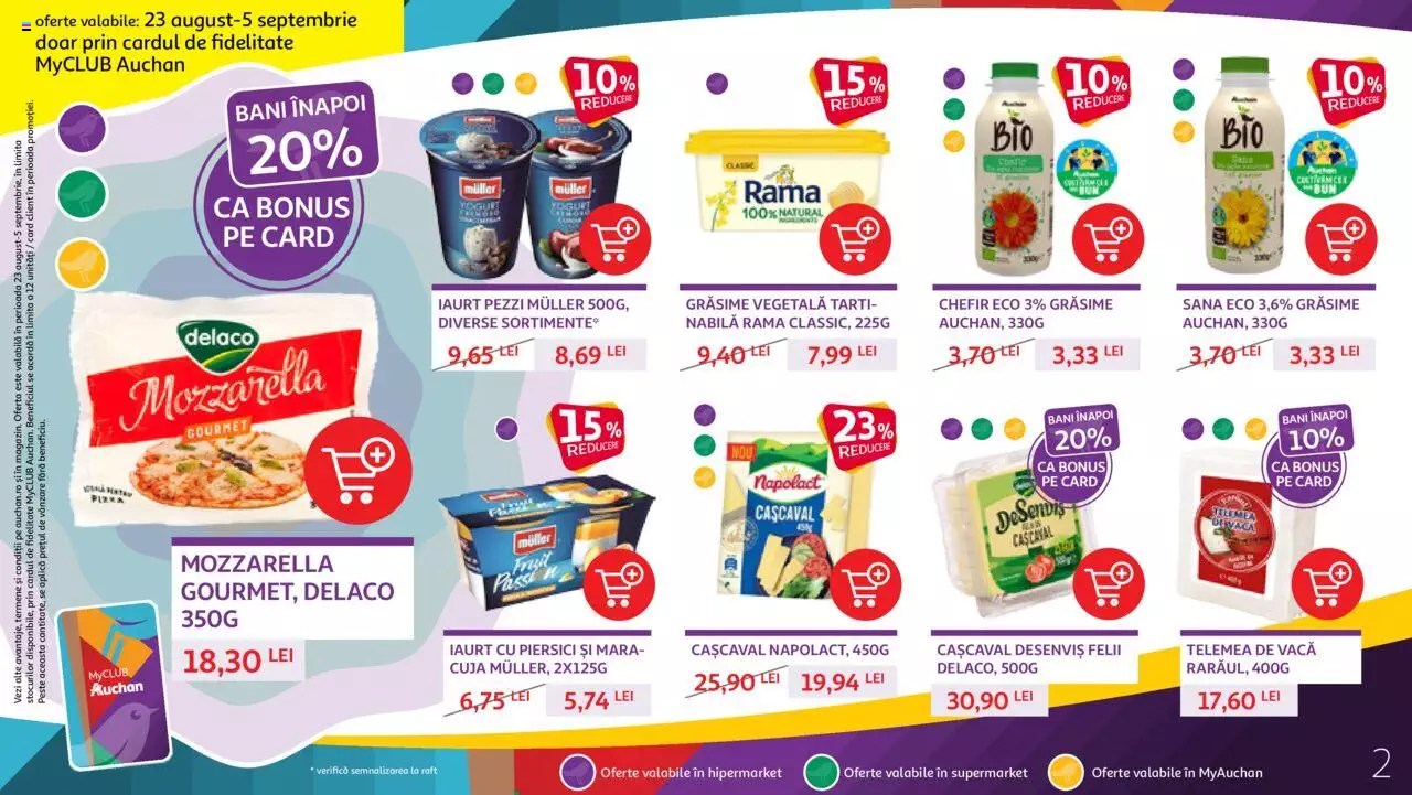 Catalog Auchan 23 August - 5 Septembrie 2023 | Pagina 2