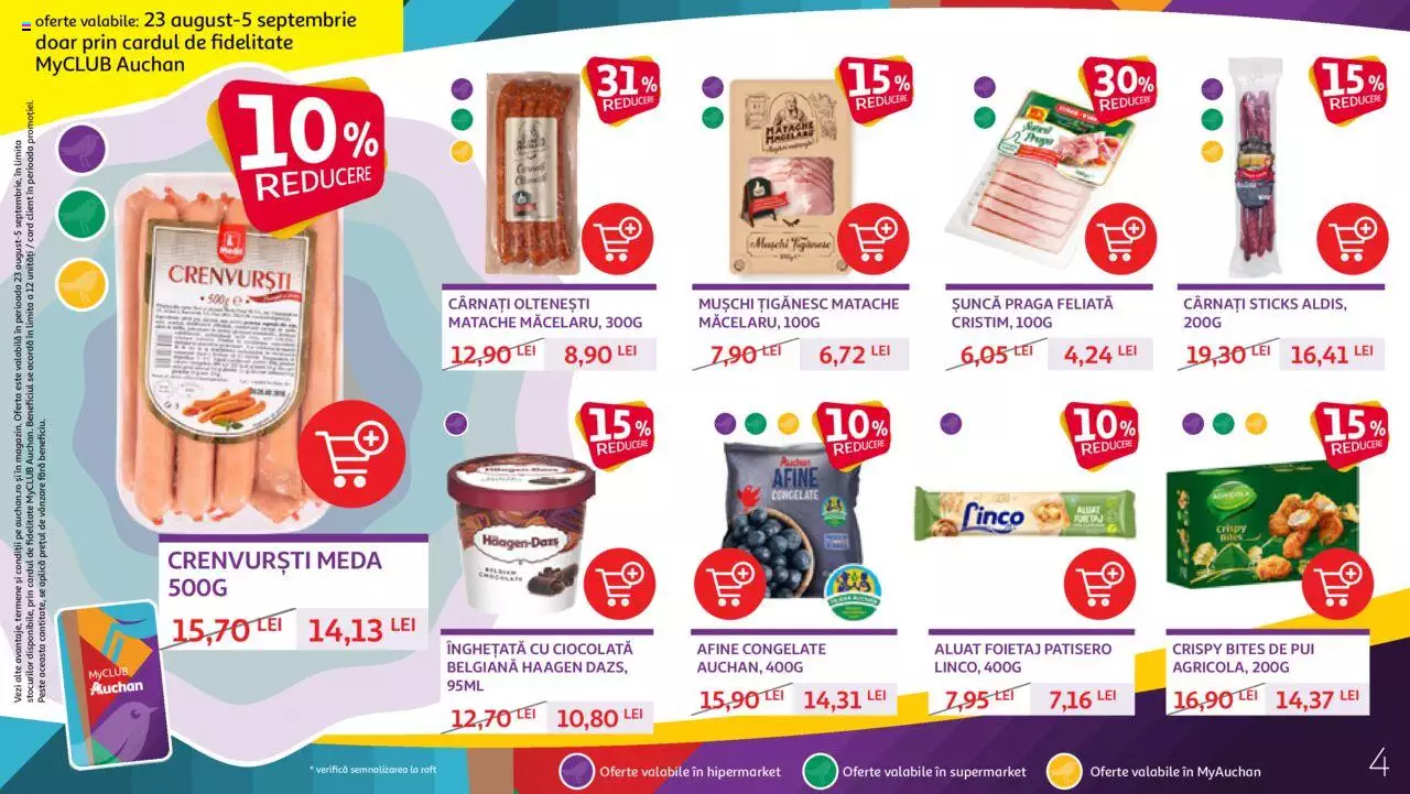 Catalog Auchan 23 August - 5 Septembrie 2023 | Pagina 4