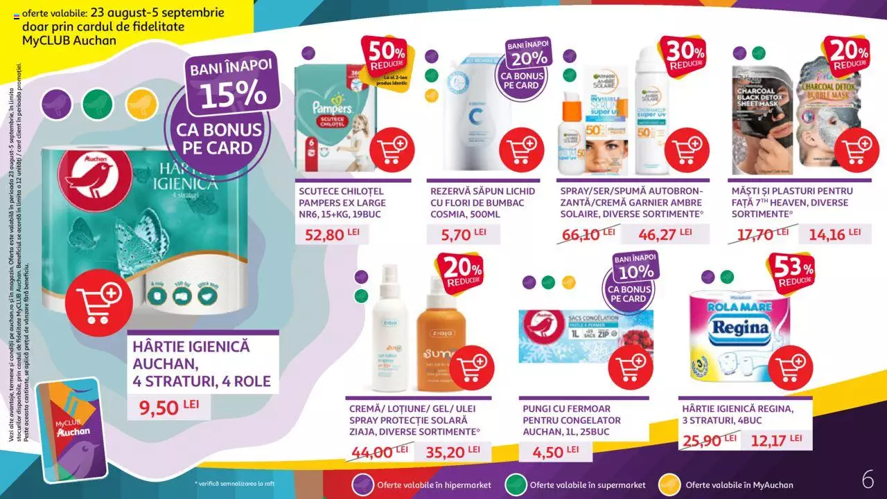 Catalog Auchan 23 August - 5 Septembrie 2023 | Pagina 6