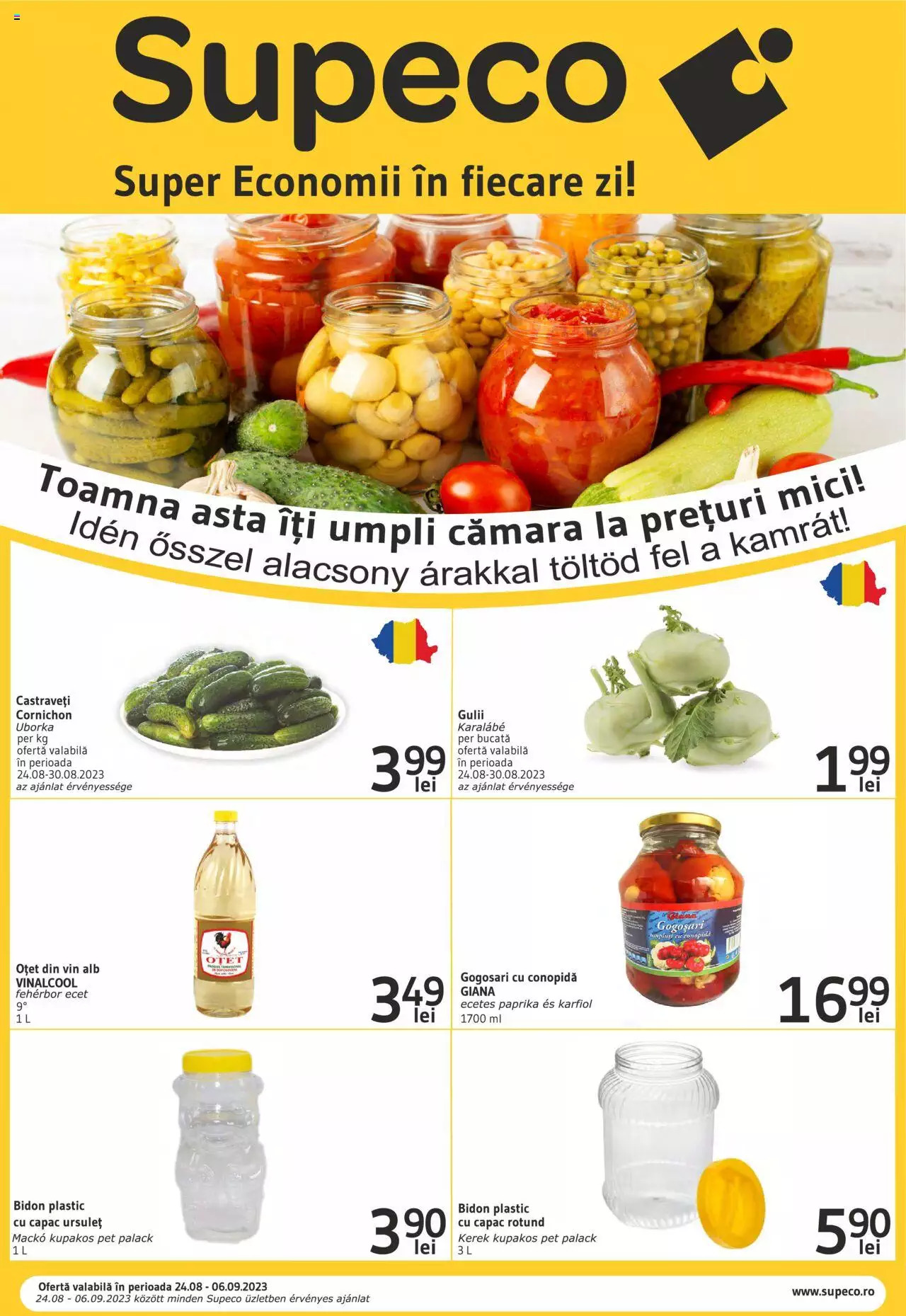 Catalog Supeco 24 August - 6 Septembrie 2023 | Pagina 1
