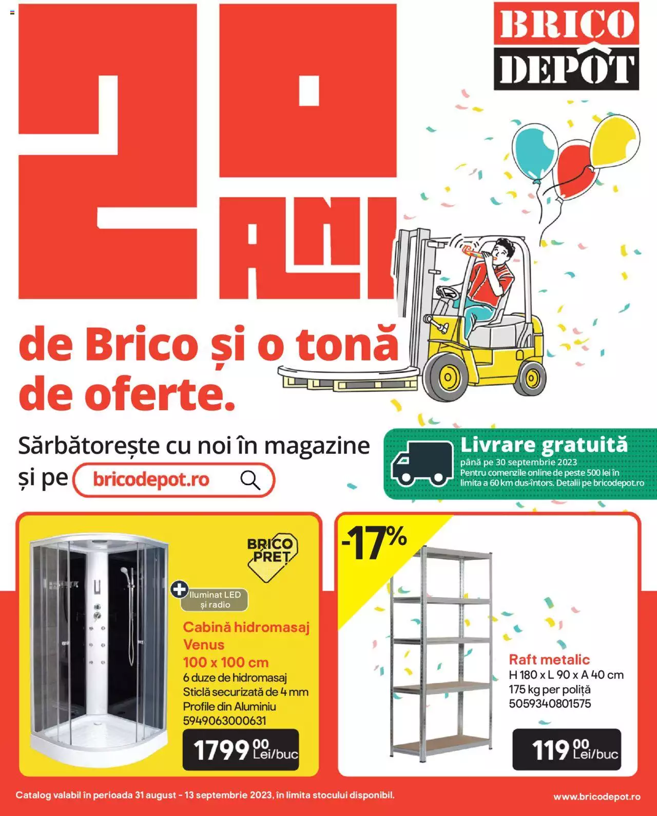 Catalog Brico Depot 31 August - 13 Septembrie 2023 | Pagina 1
