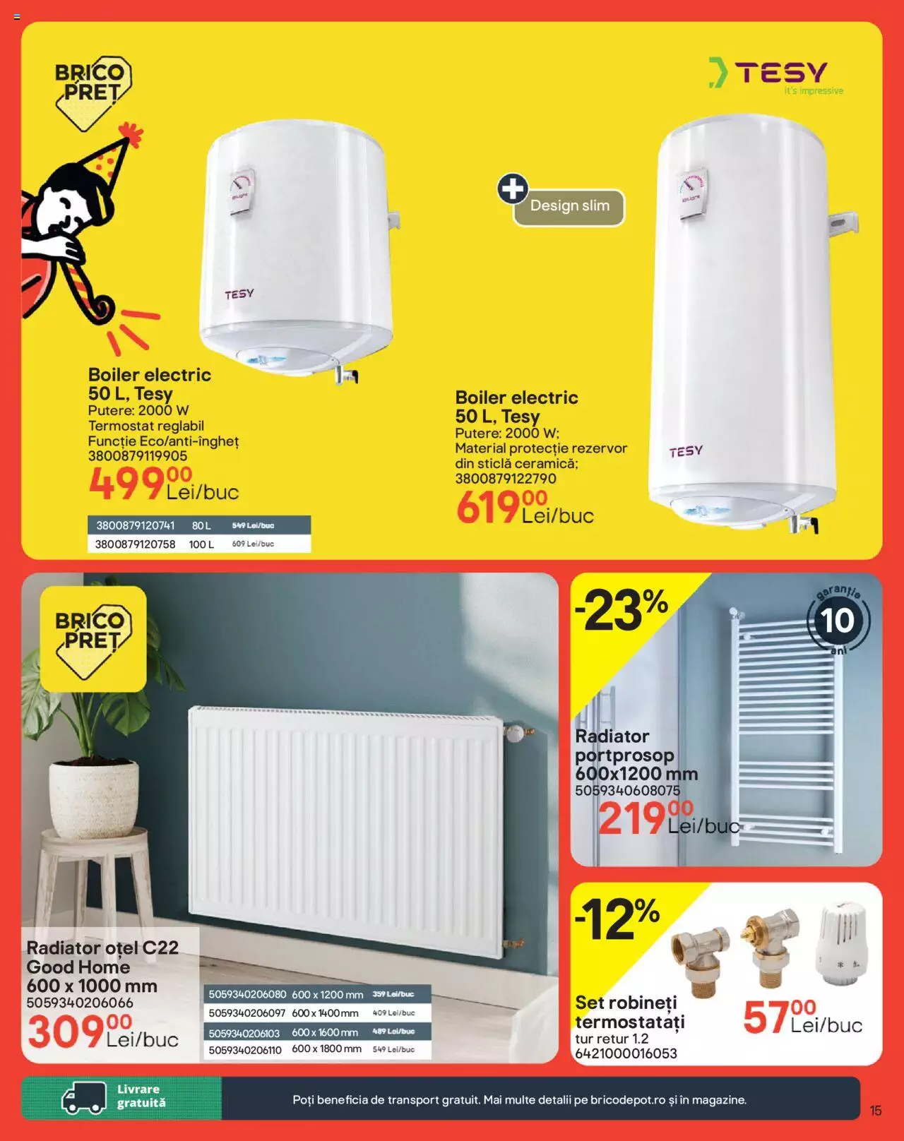 Catalog Brico Depot 31 August - 13 Septembrie 2023 | Pagina 15