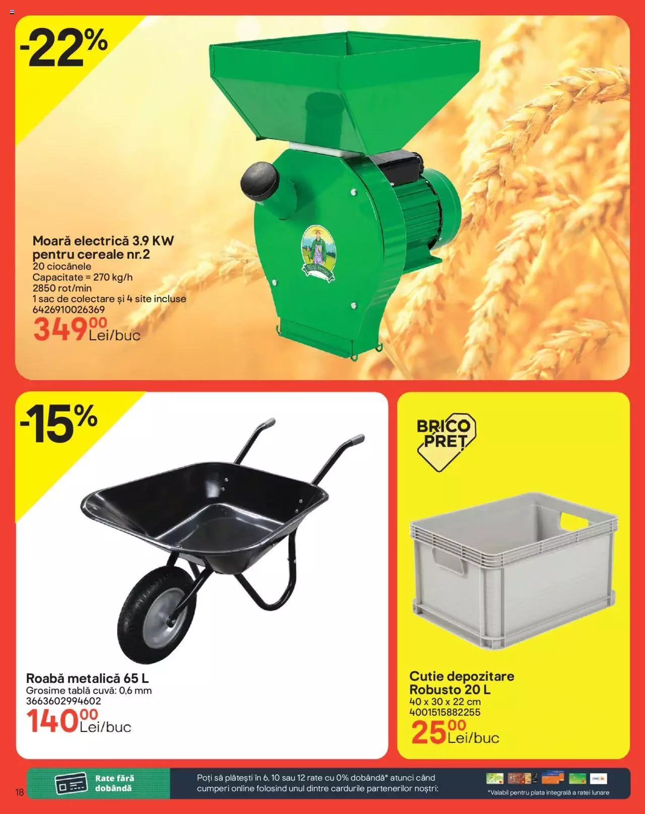 Catalog Brico Depot 31 August - 13 Septembrie 2023 | Pagina 18