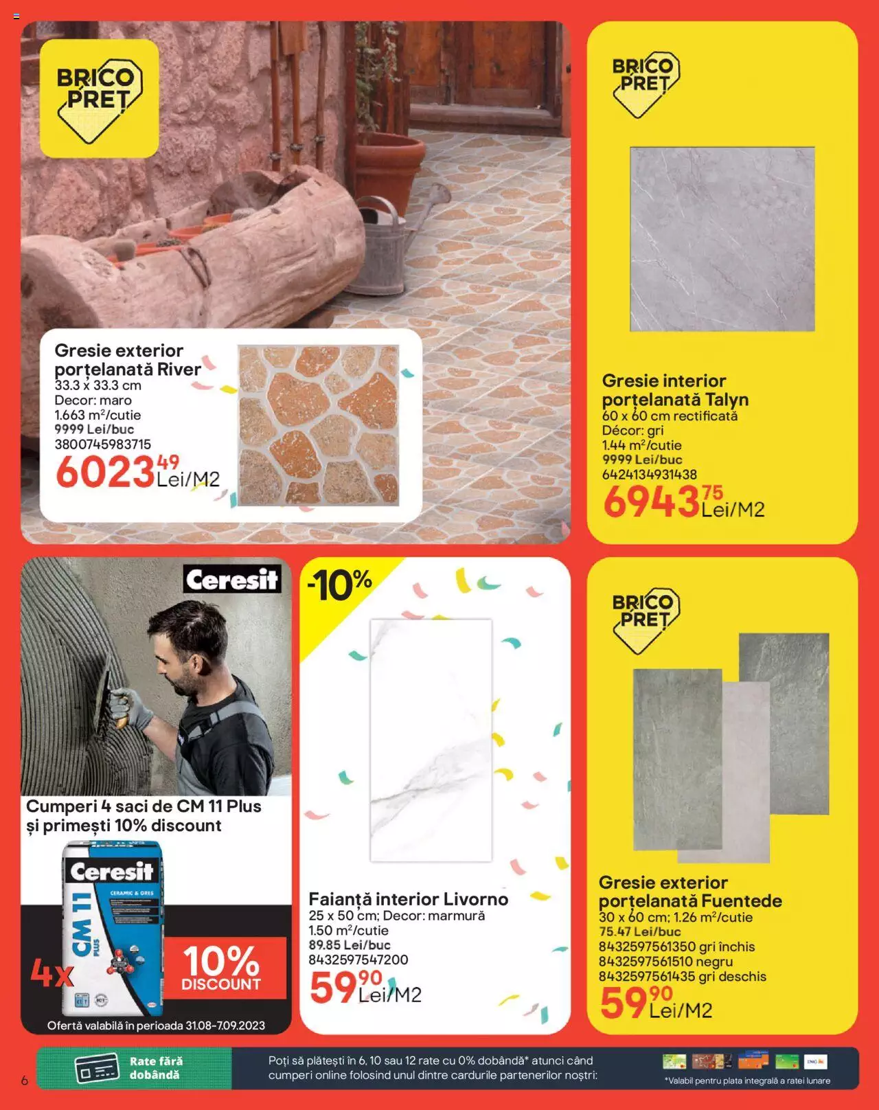 Catalog Brico Depot 31 August - 13 Septembrie 2023 | Pagina 6