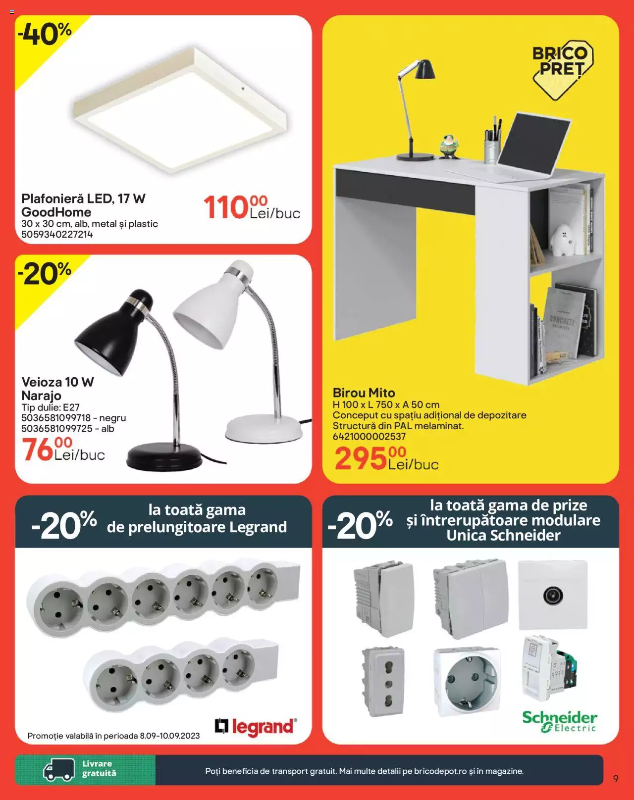 Catalog Brico Depot 31 August - 13 Septembrie 2023 | Pagina 9