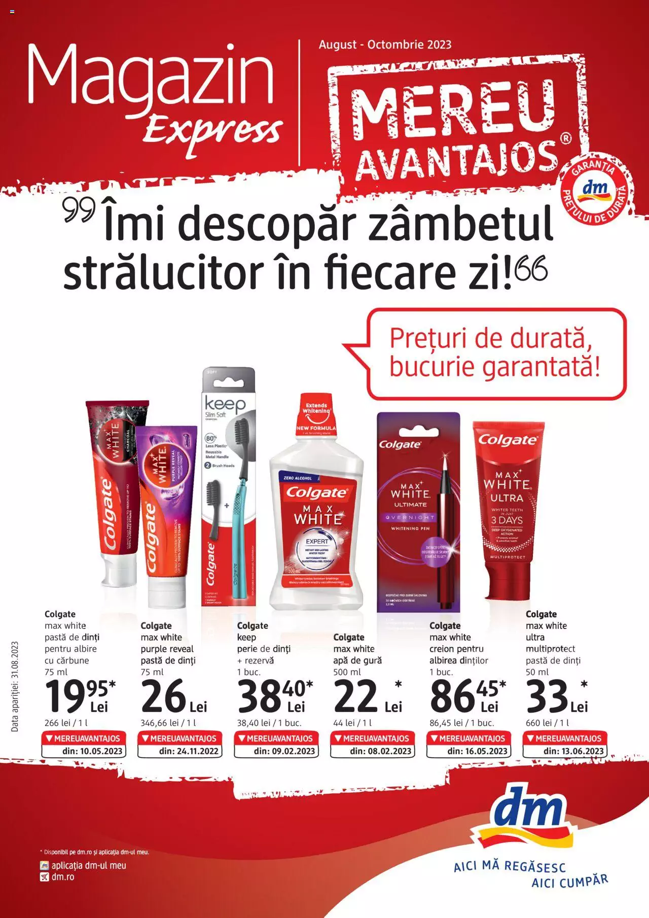 Catalog DM Drogerie Markt 31 August - 3 Octombrie 2023 | Pagina 1