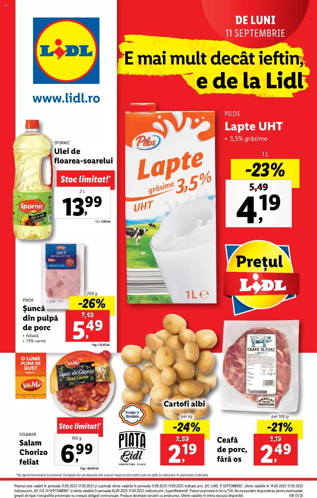 Catalog LIDL 11 - 17 Septembrie 2023 | Pagina 1