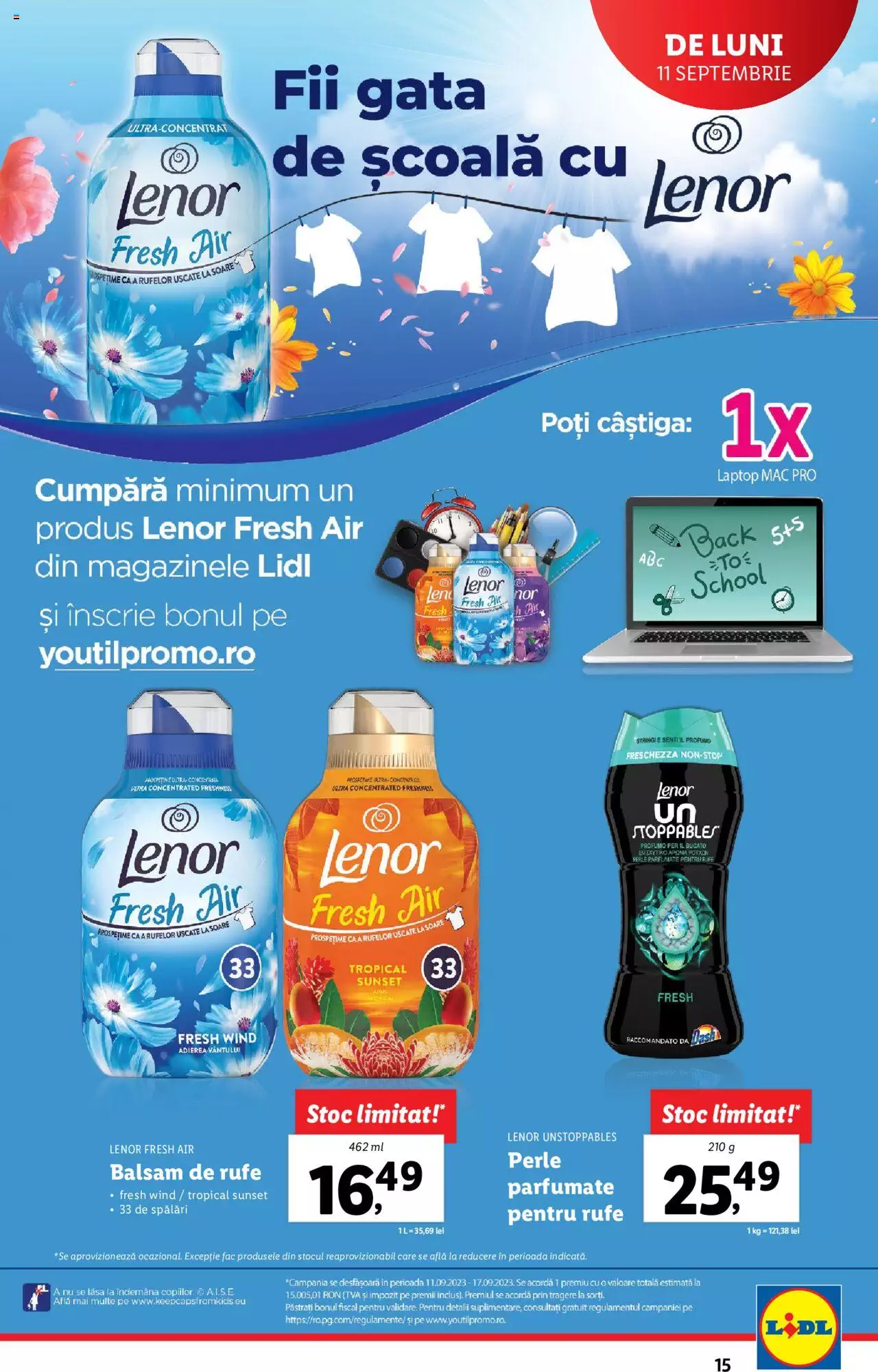 Catalog LIDL 11 - 17 Septembrie 2023 | Pagina 15