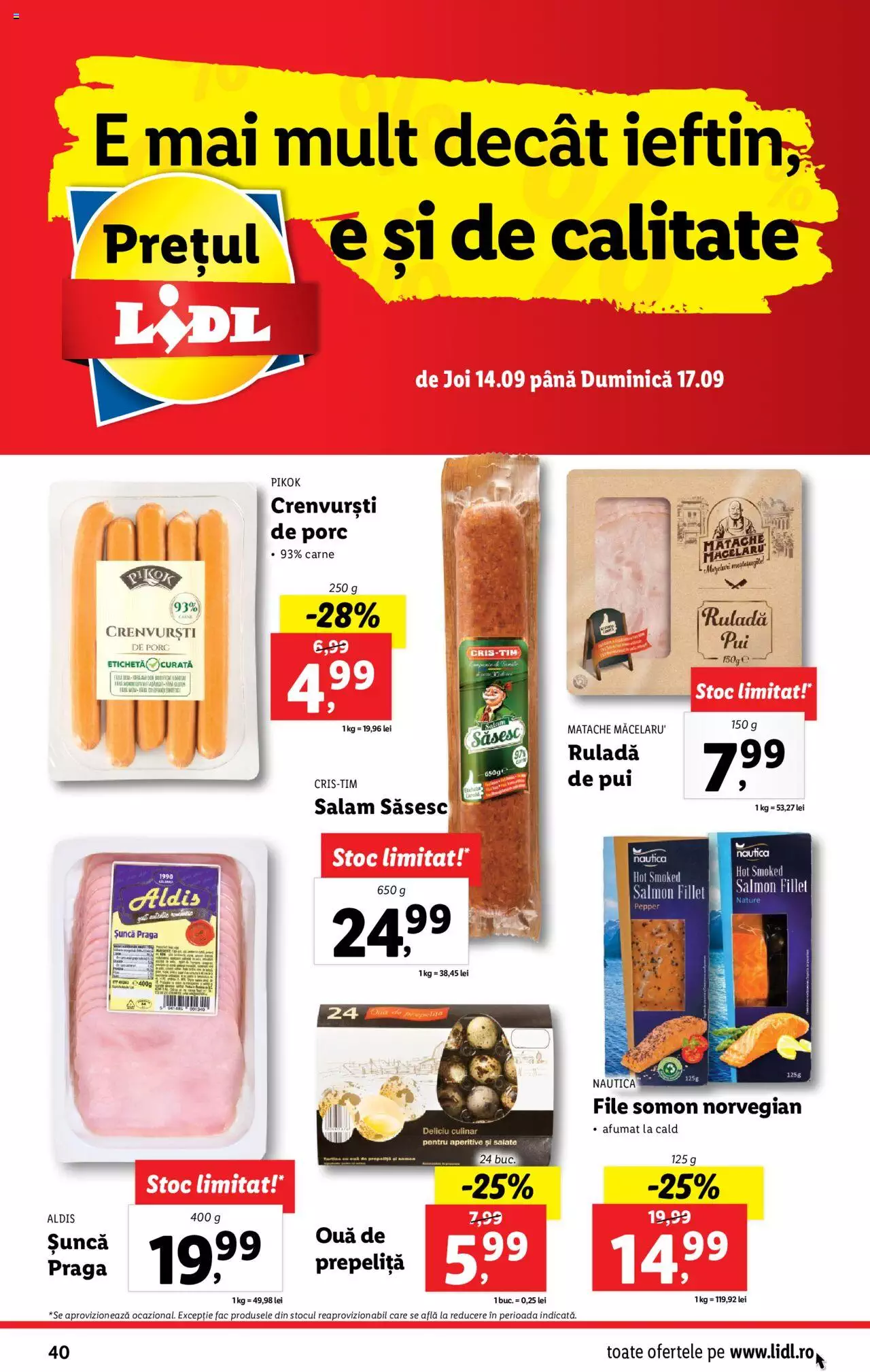 Catalog LIDL 11 - 17 Septembrie 2023 | Pagina 40