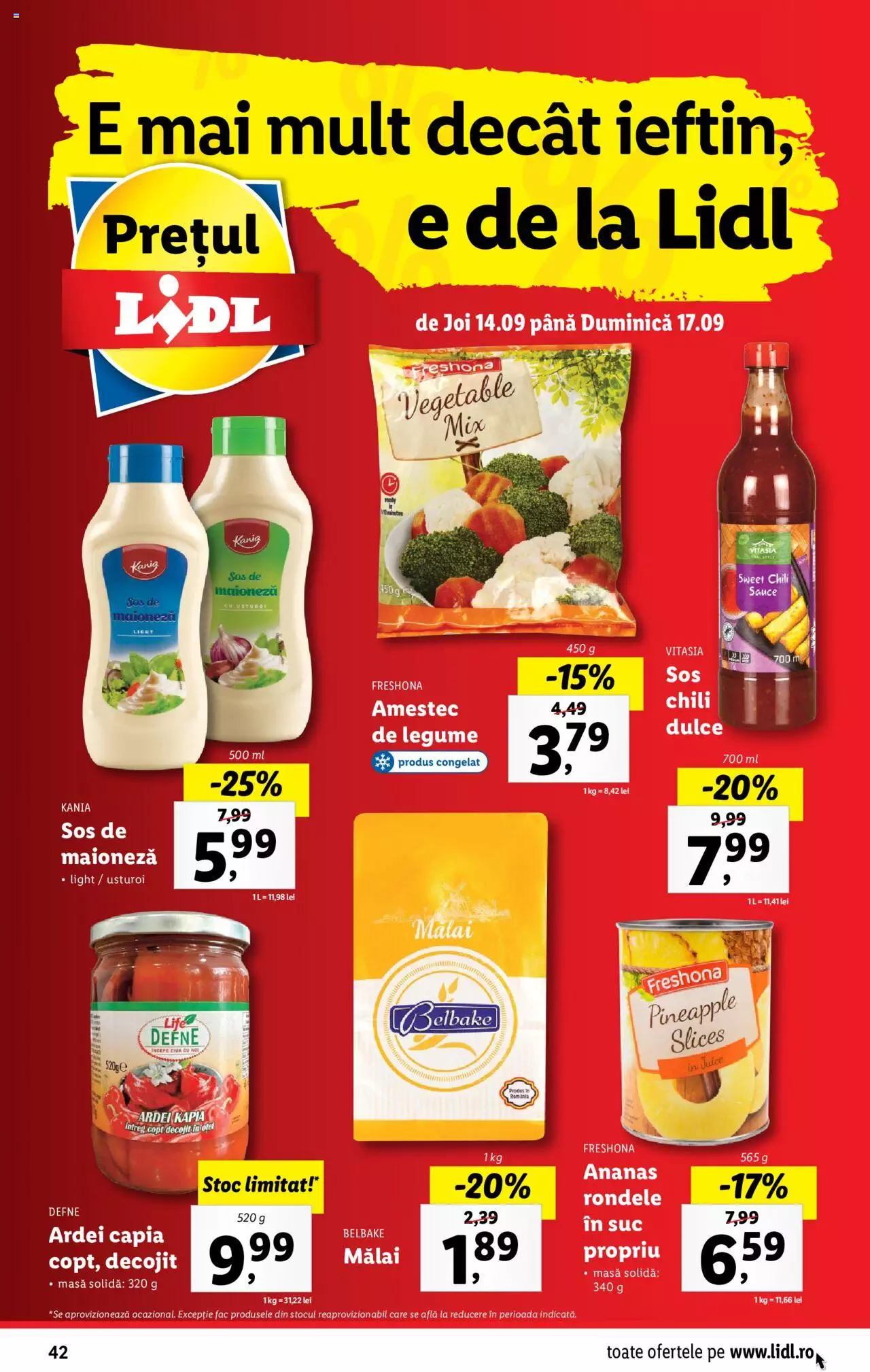 Catalog LIDL 11 - 17 Septembrie 2023 | Pagina 42