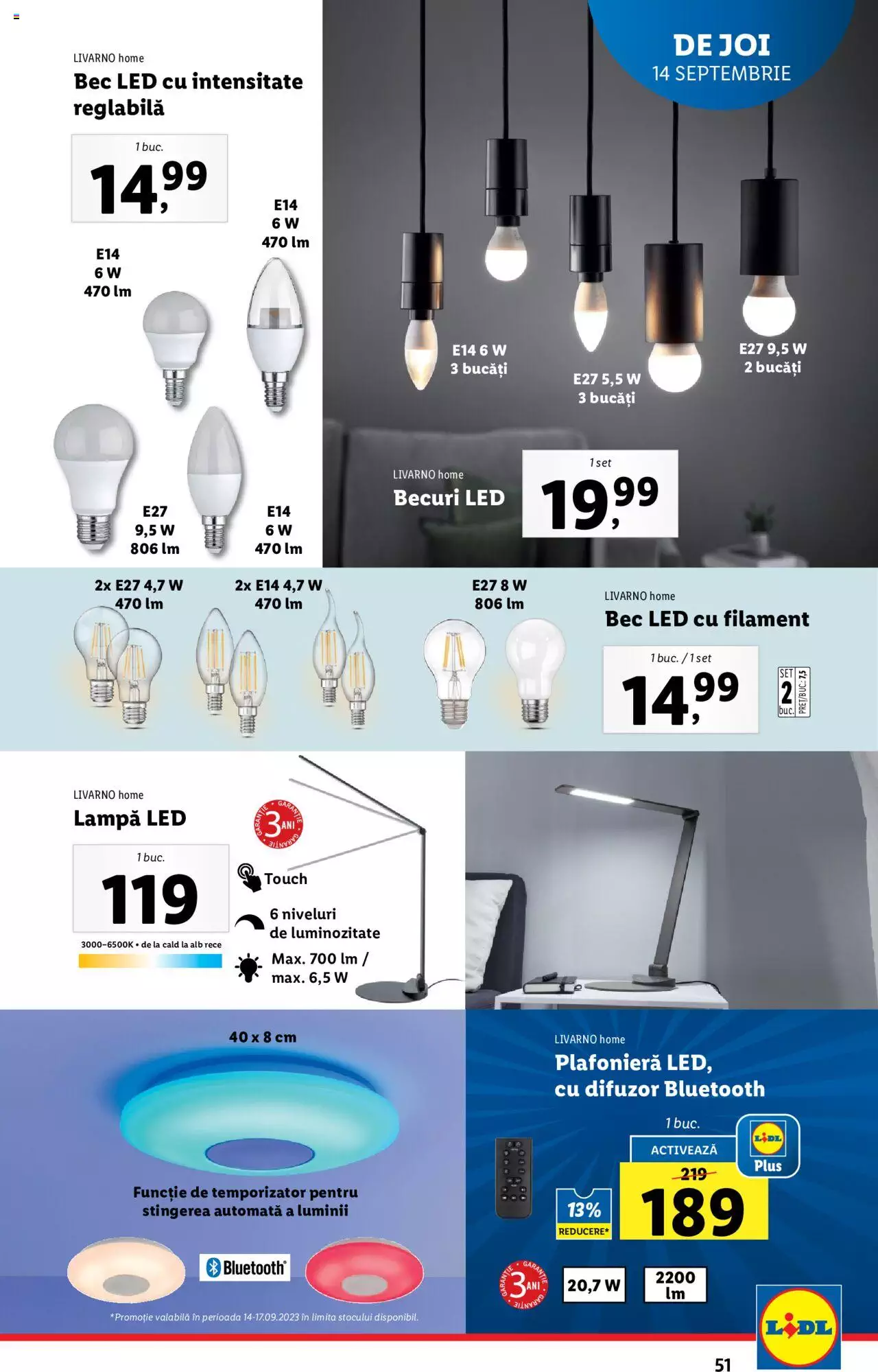 Catalog LIDL 11 - 17 Septembrie 2023 | Pagina 51