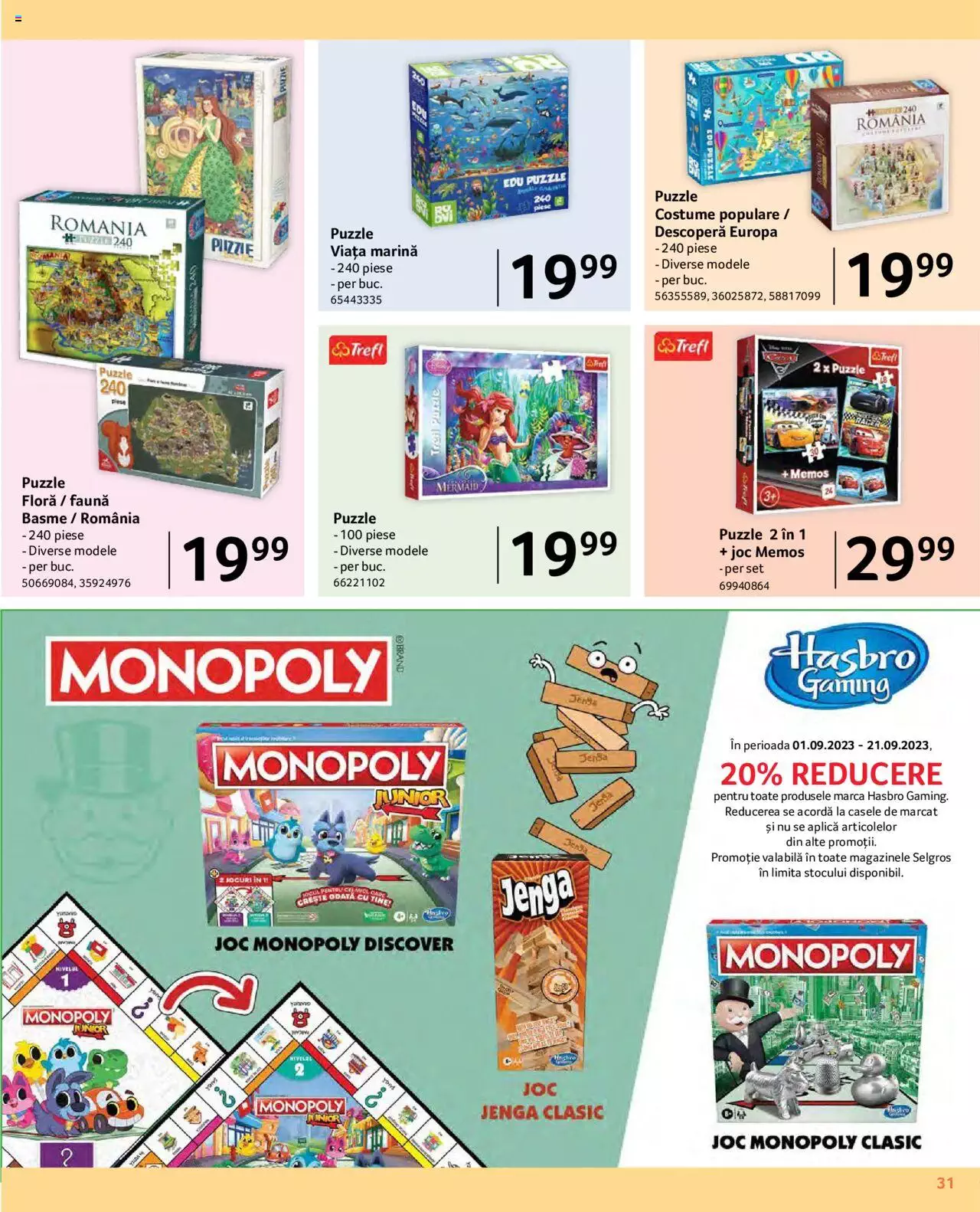 Catalog Selgros 1 - 21 Septembrie 2023 | Pagina 31