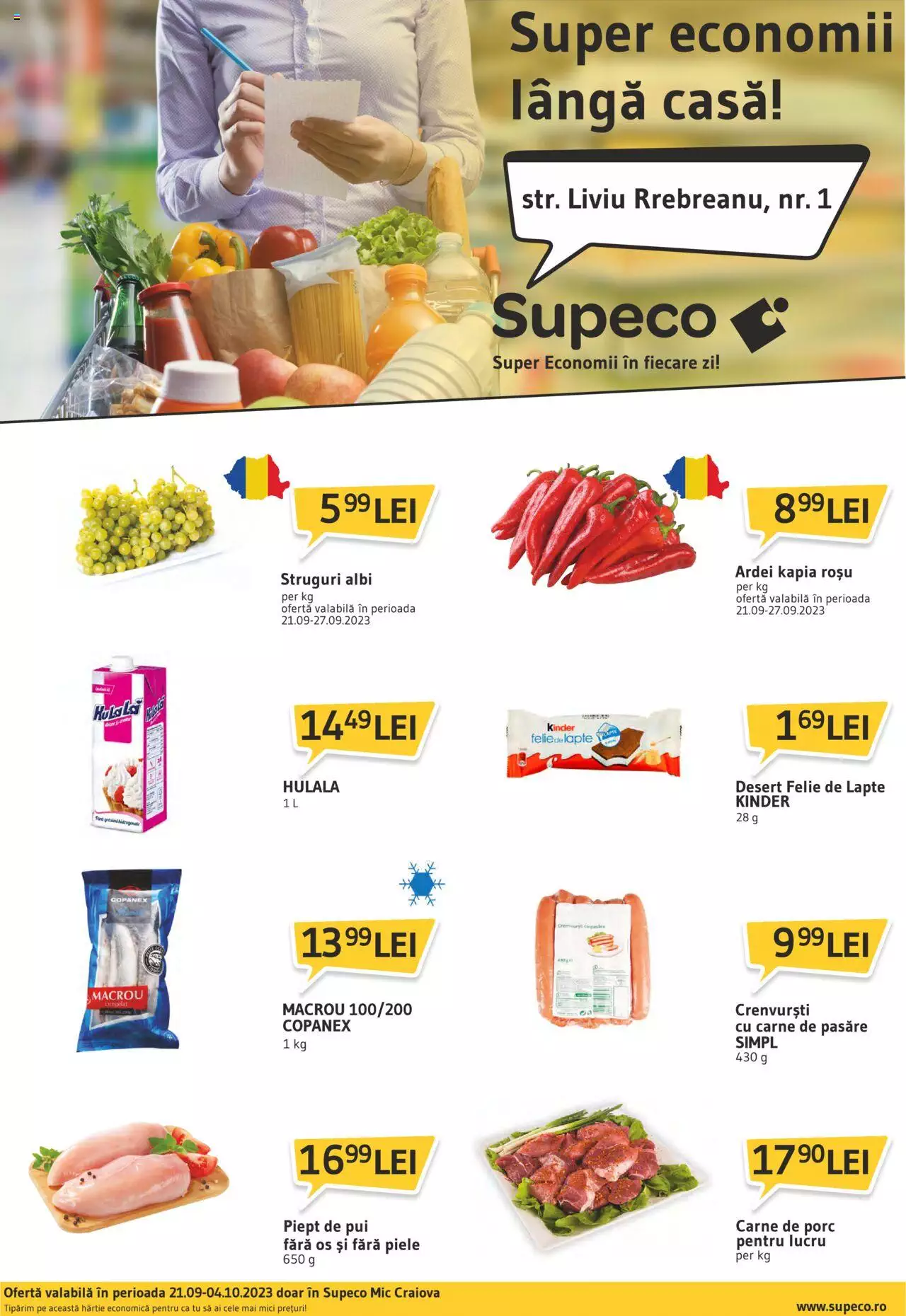 Catalog Supeco 21 Septembrie - 4 Octombrie 2023 | Pagina 1