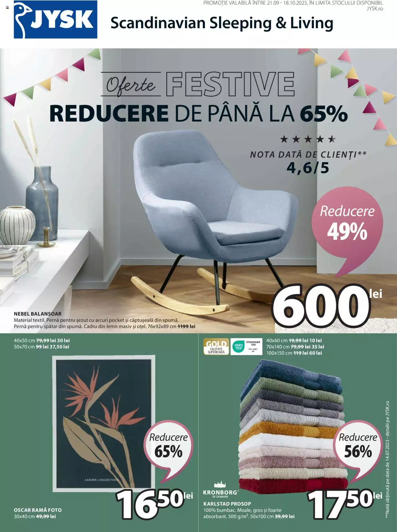 Catalog JYSK 21 Septembrie - 18 Octombrie 2023 | Pagina 1