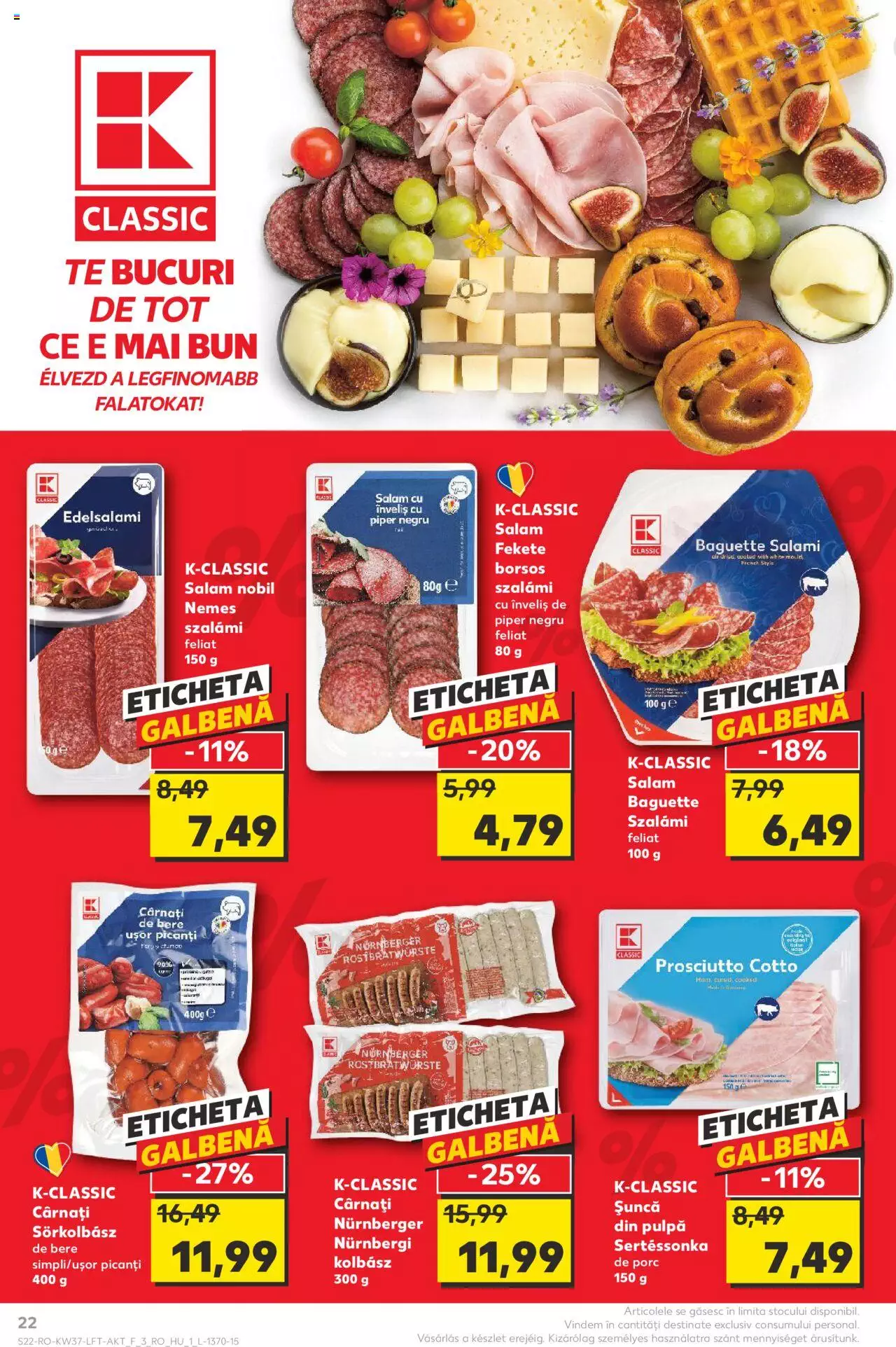 Catalog Kaufland 13 - 19 Septembrie 2023 | Pagina 22