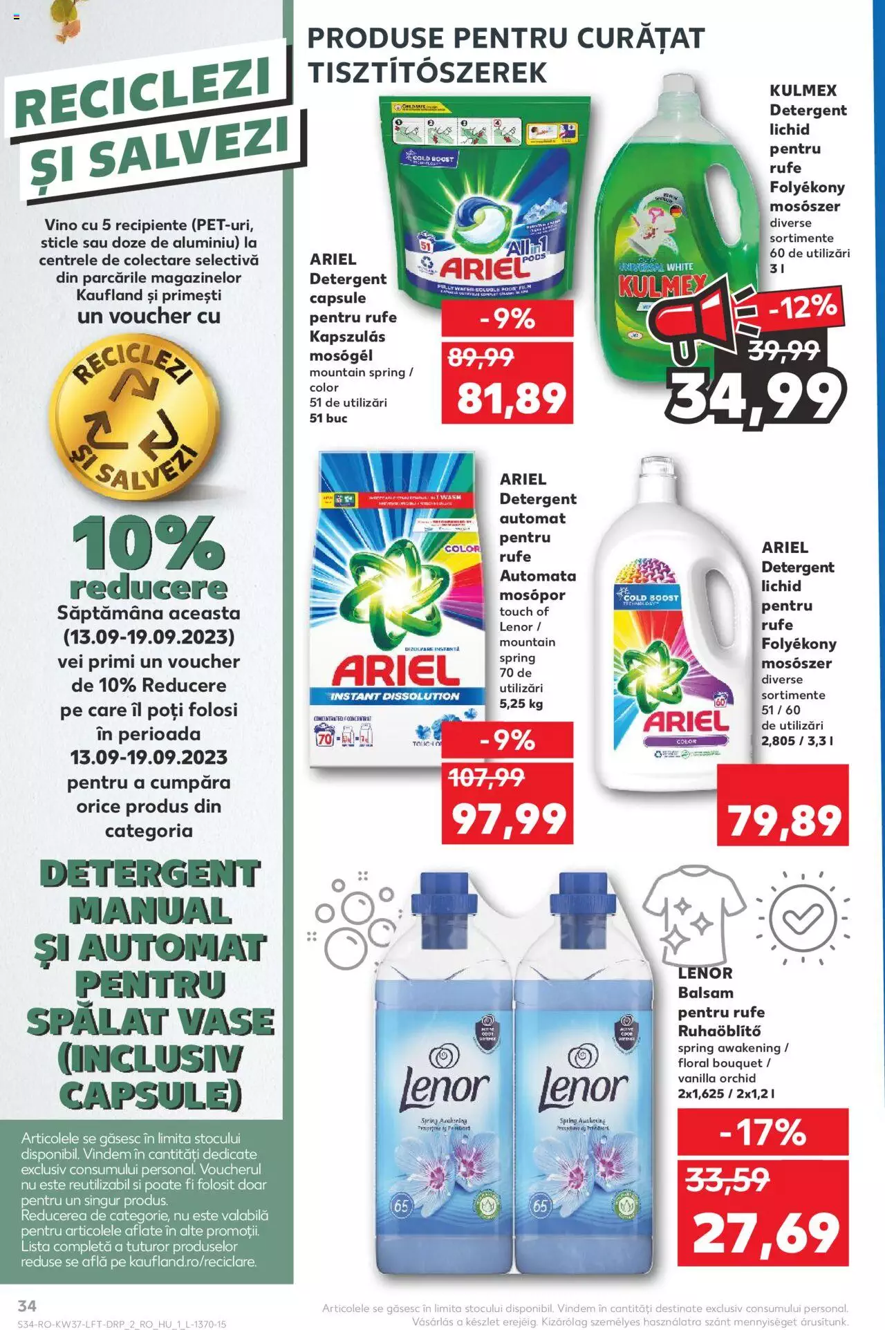 Catalog Kaufland 13 - 19 Septembrie 2023 | Pagina 34