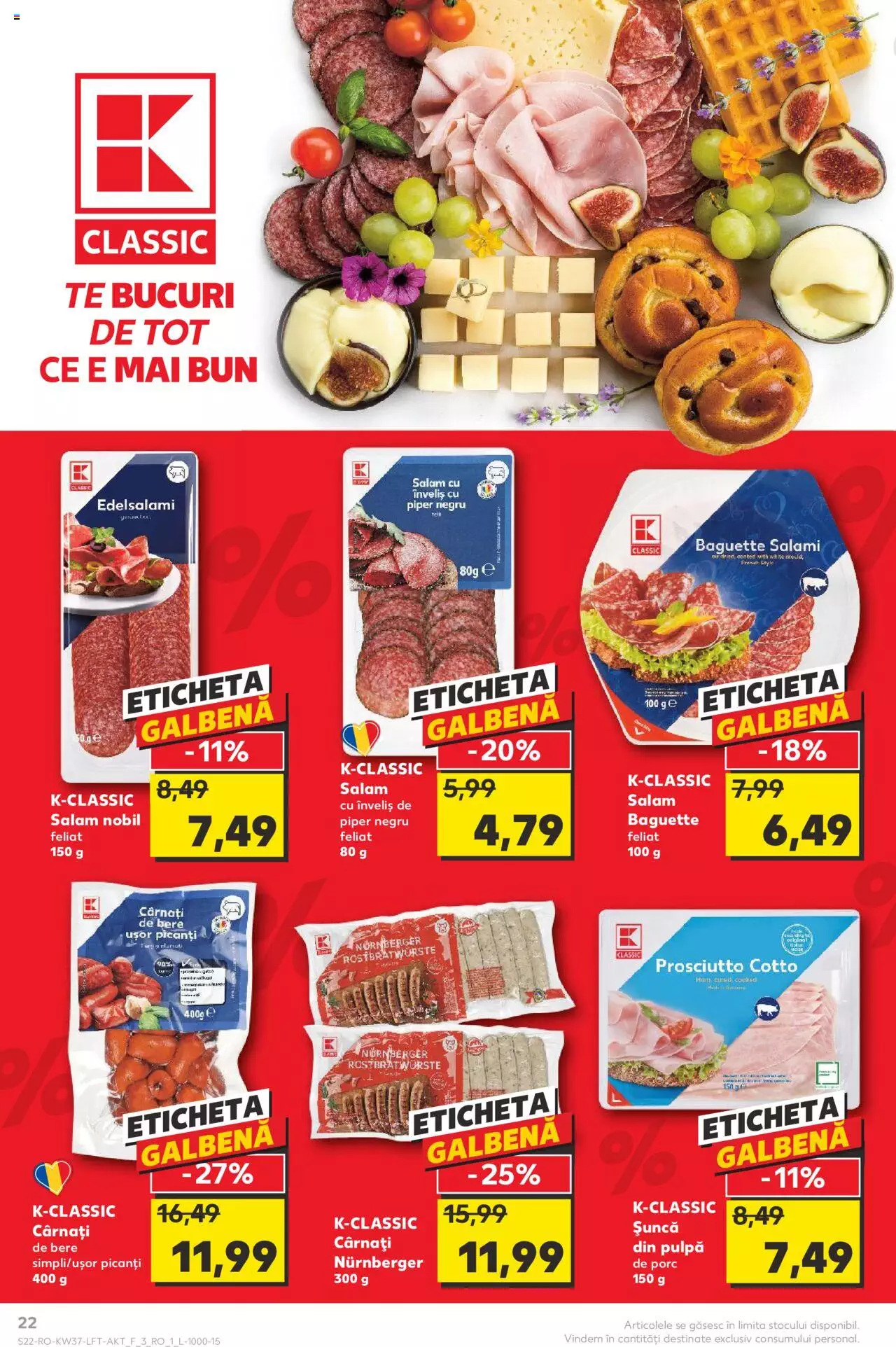 Catalog Kaufland 13 - 19 Septembrie 2023 | Pagina 22