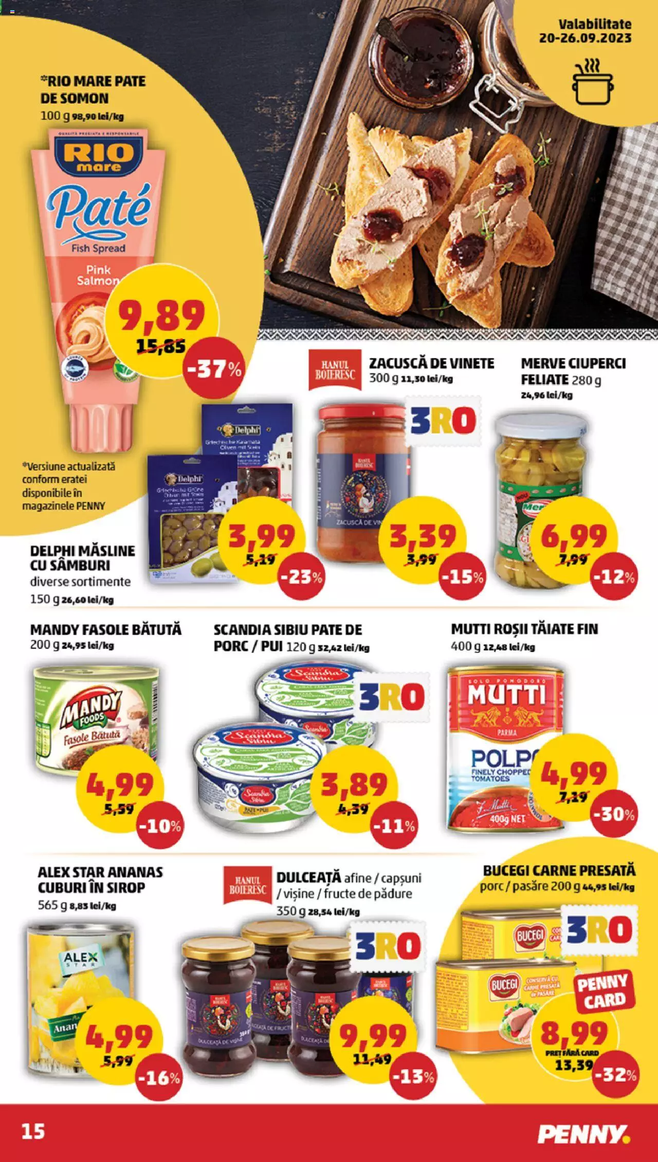 Catalog PENNY Market 20 - 26 Septembrie 2023 | Pagina 15