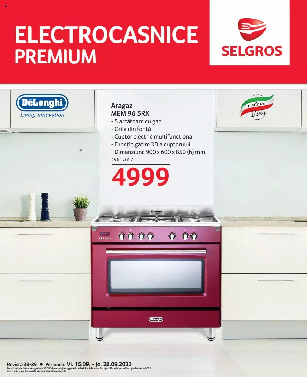 Catalog Selgros 15 - 28 Septembrie 2023 | Pagina 1