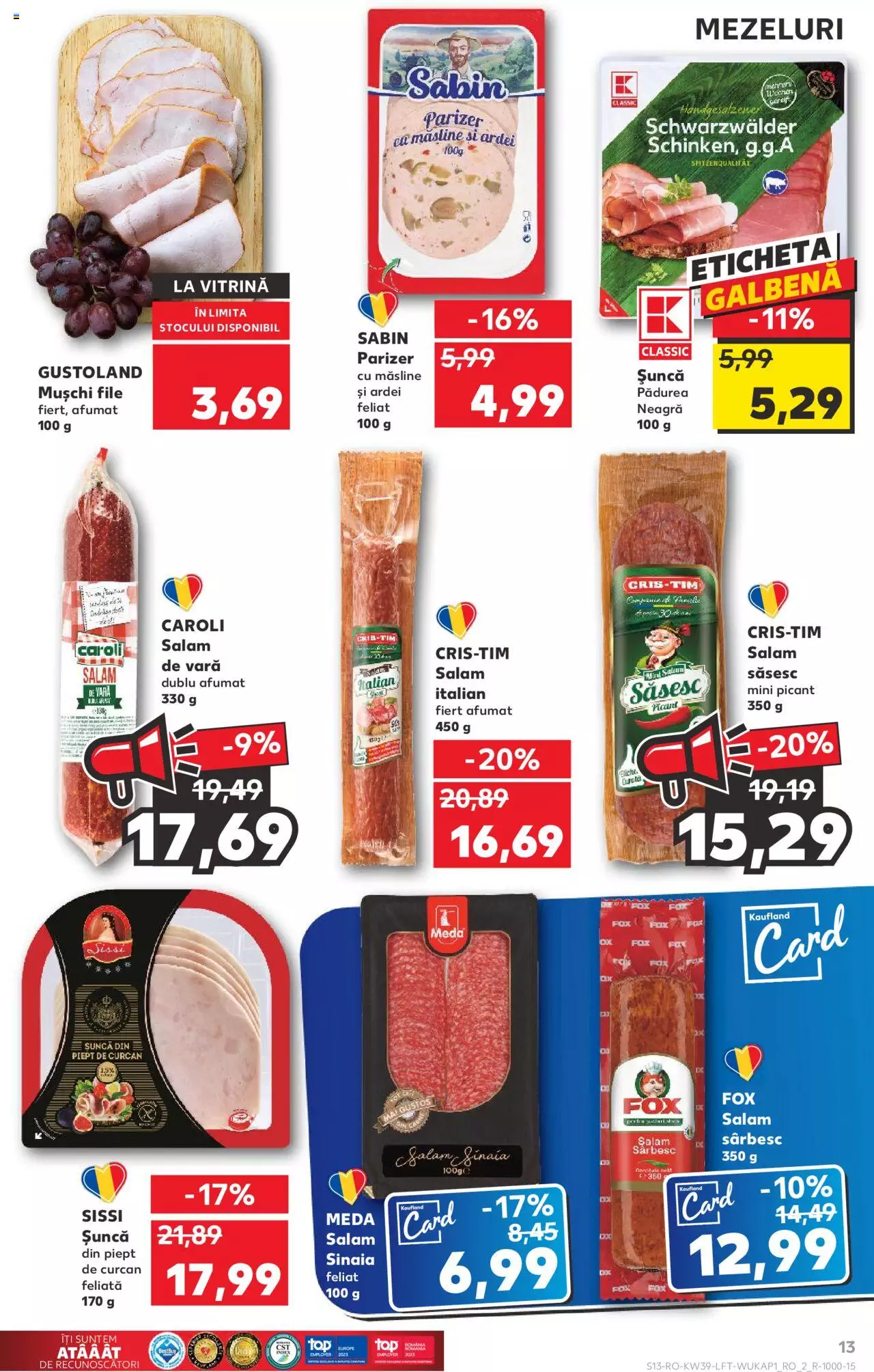 Catalog Kaufland 27 Septembrie - 3 Octombrie 2023 | Pagina 13