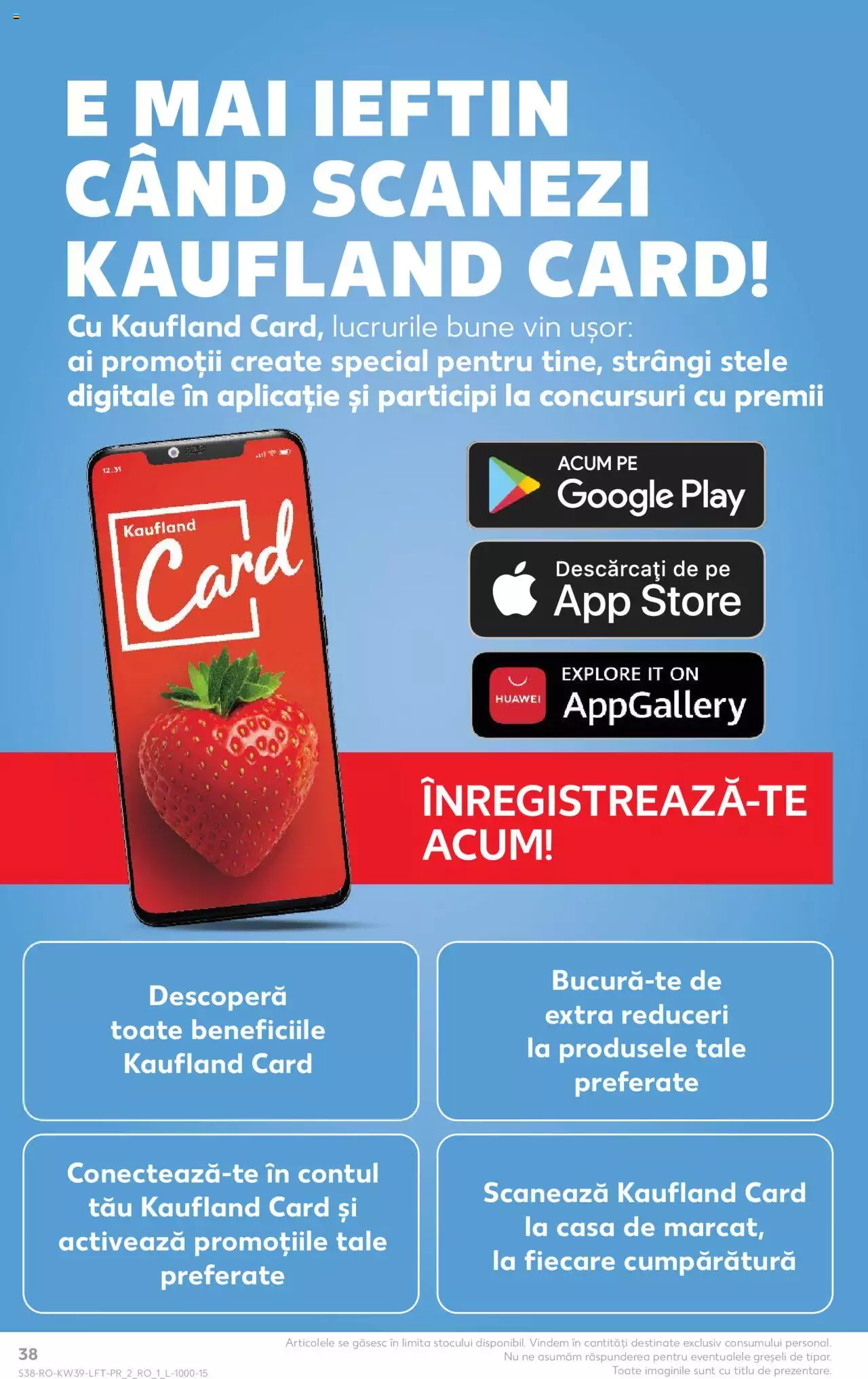Catalog Kaufland 27 Septembrie - 3 Octombrie 2023 | Pagina 38