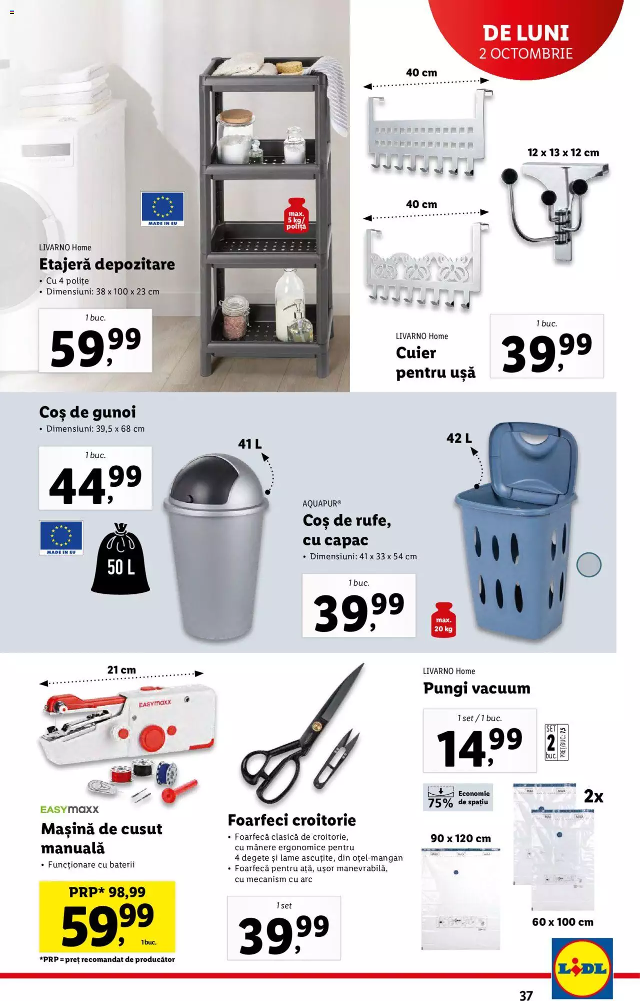 Catalog LIDL 2 - 8 Octombrie 2023 | Pagina 37