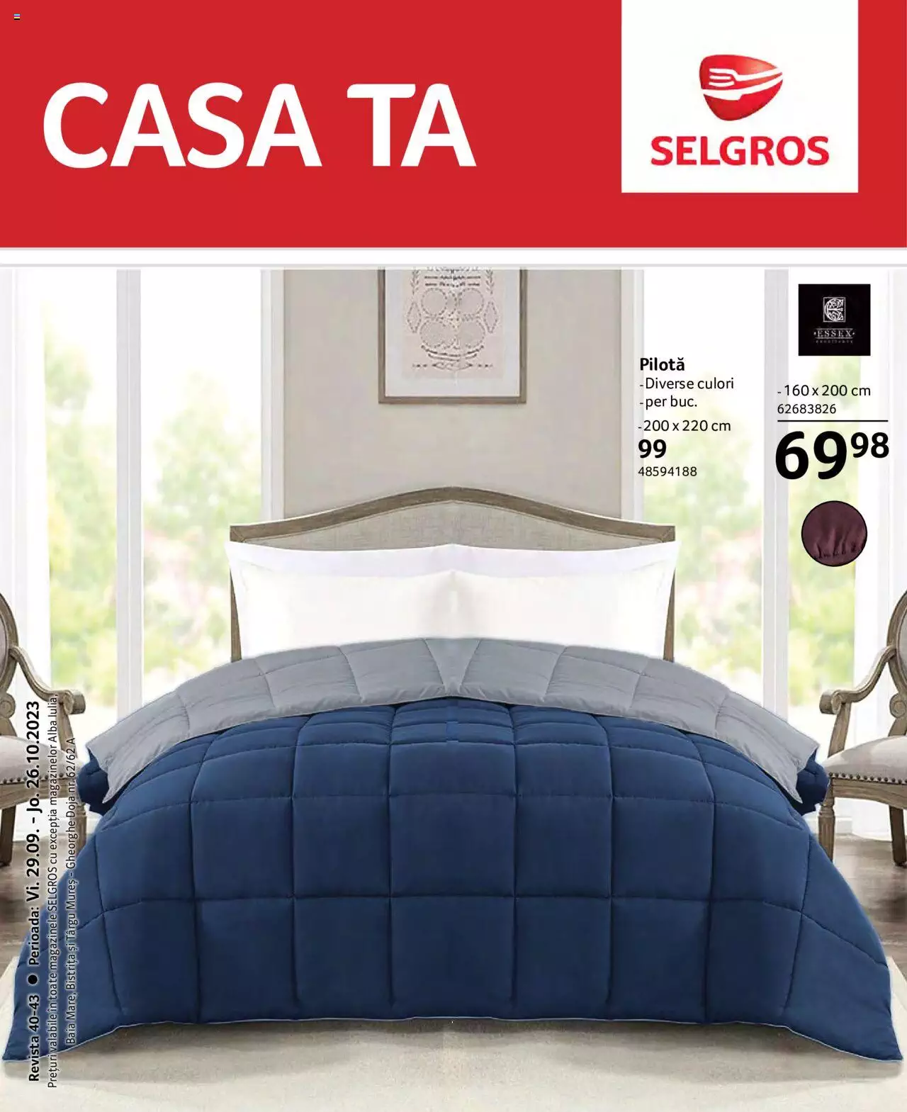 Catalog Selgros 29 Septembrie - 26 Octombrie 2023 | Pagina 1