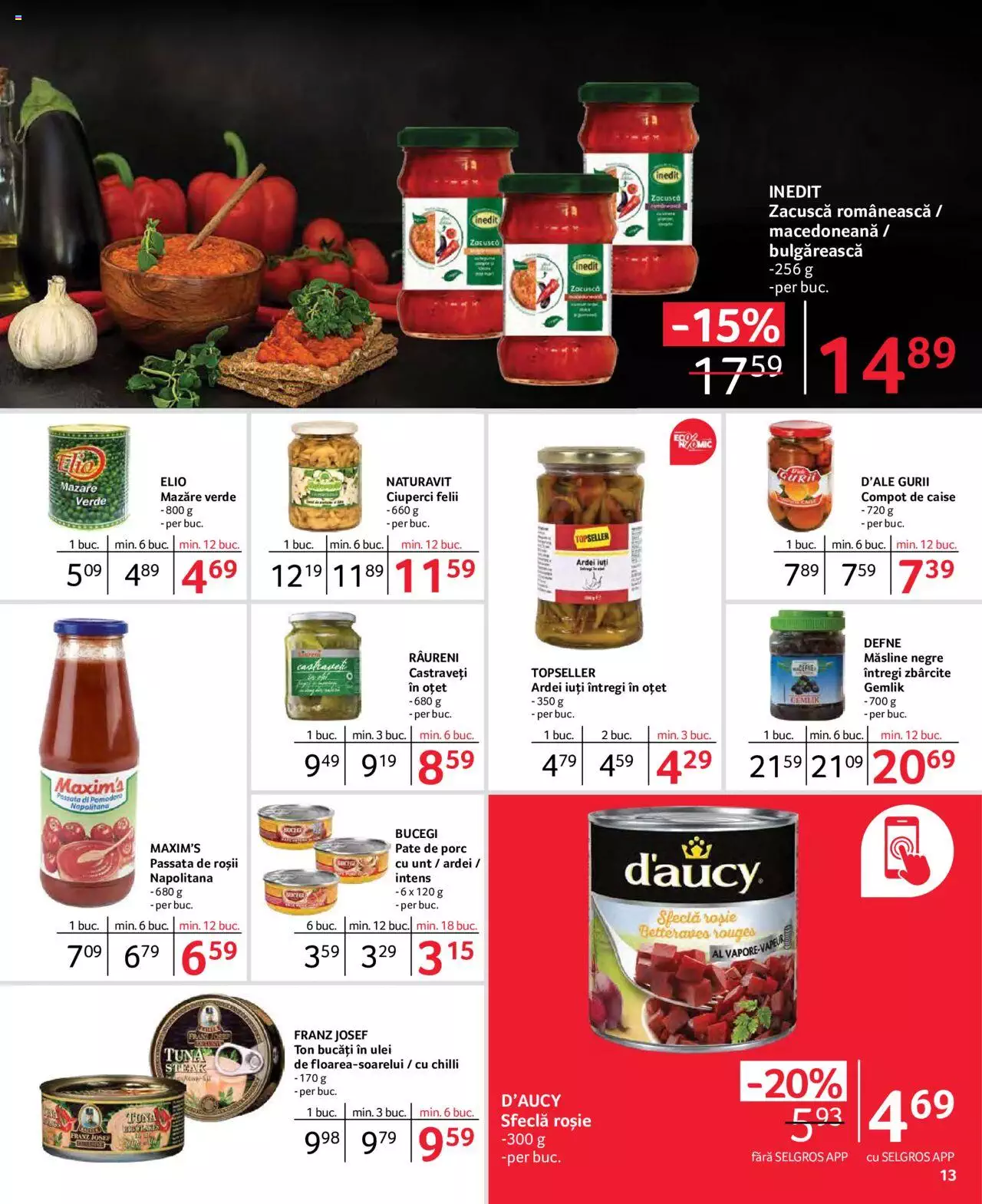 Catalog Selgros 29 Septembrie - 12 Octombrie 2023 | Pagina 13