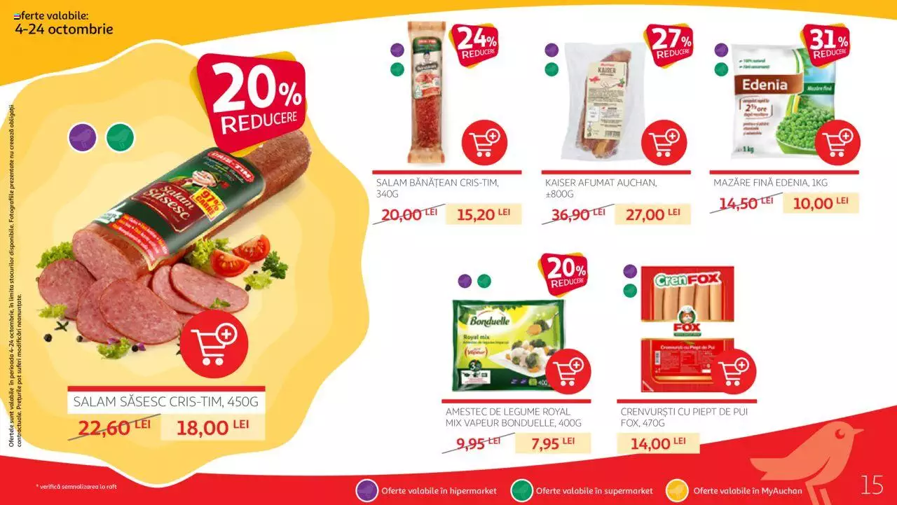 Catalog Auchan 4 - 24 Octombrie 2023 | Pagina 15