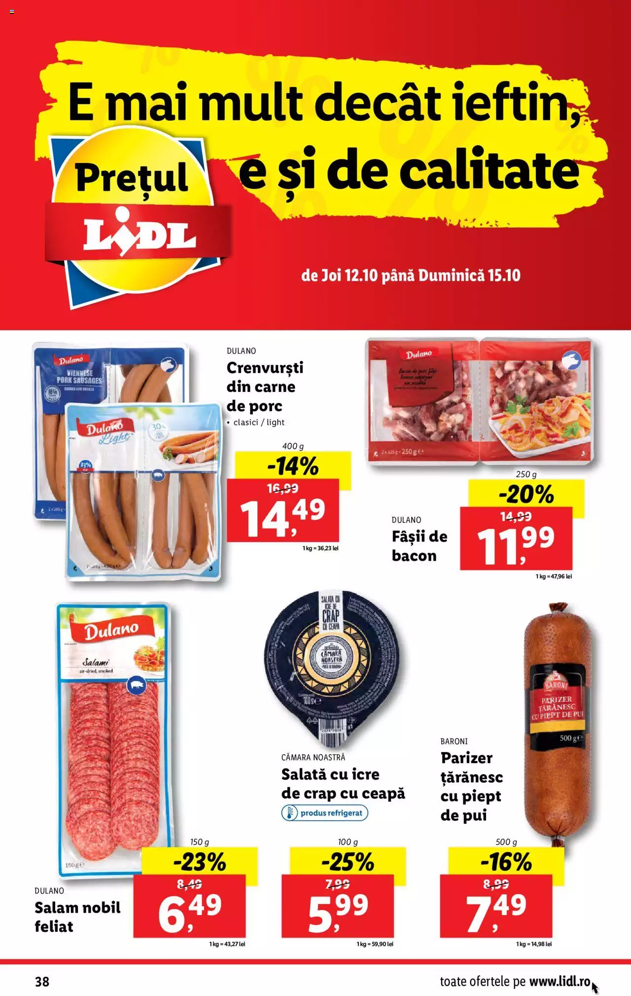 Catalog LIDL 9 - 15 Octombrie 2023 | Pagina 38