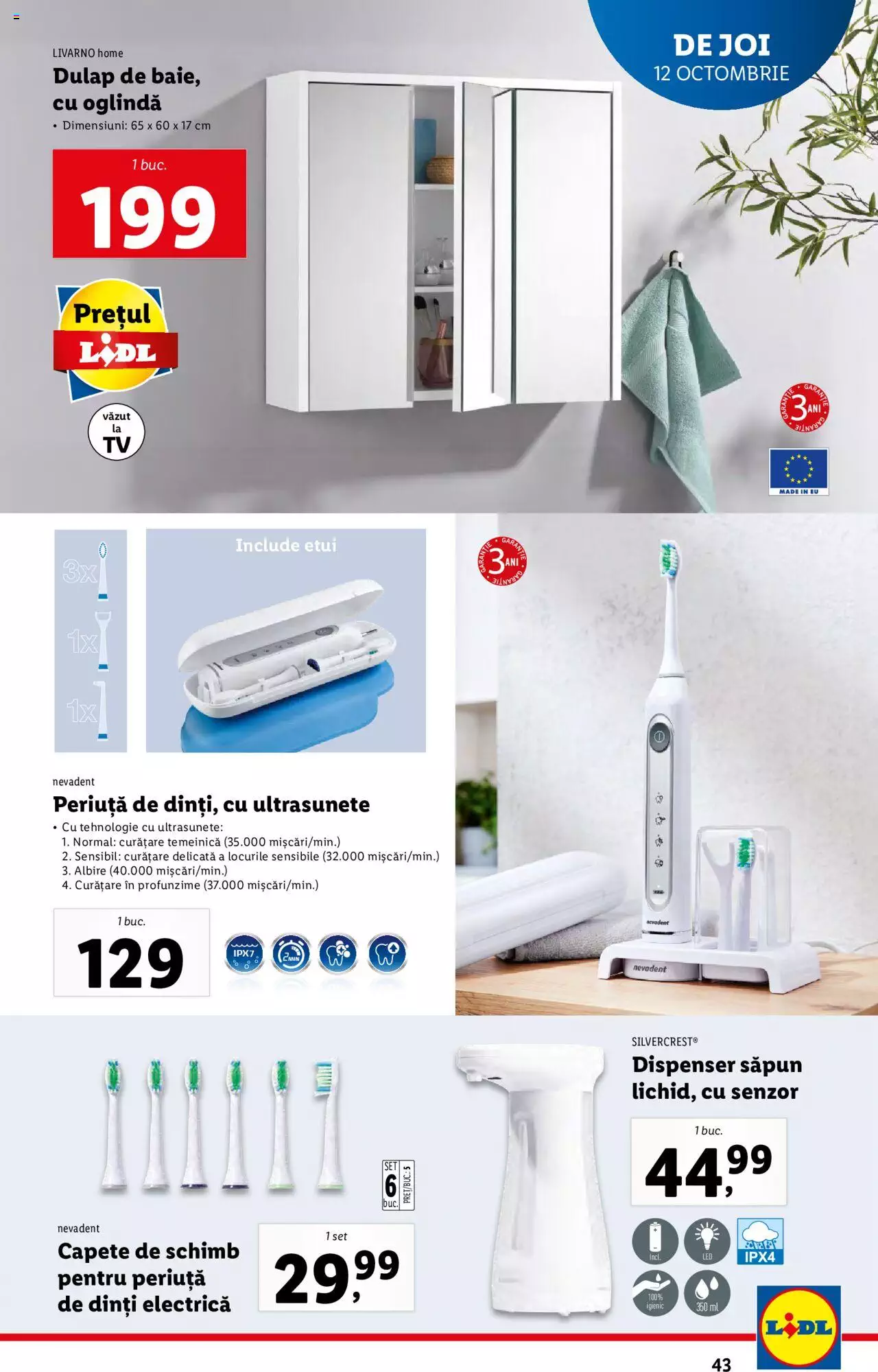 Catalog LIDL 9 - 15 Octombrie 2023 | Pagina 43