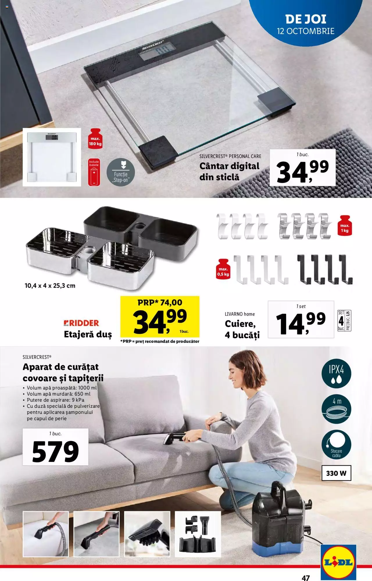 Catalog LIDL 9 - 15 Octombrie 2023 | Pagina 47
