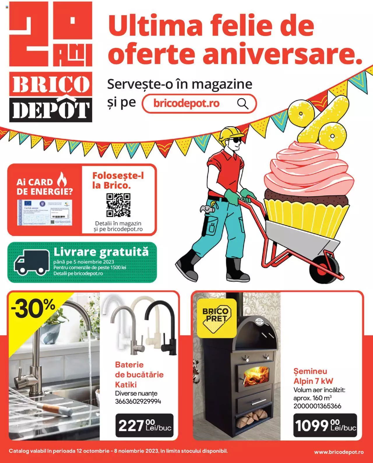 Catalog Brico Depot 12 Octombrie - 8 Noiembrie 2023 | Pagina 1