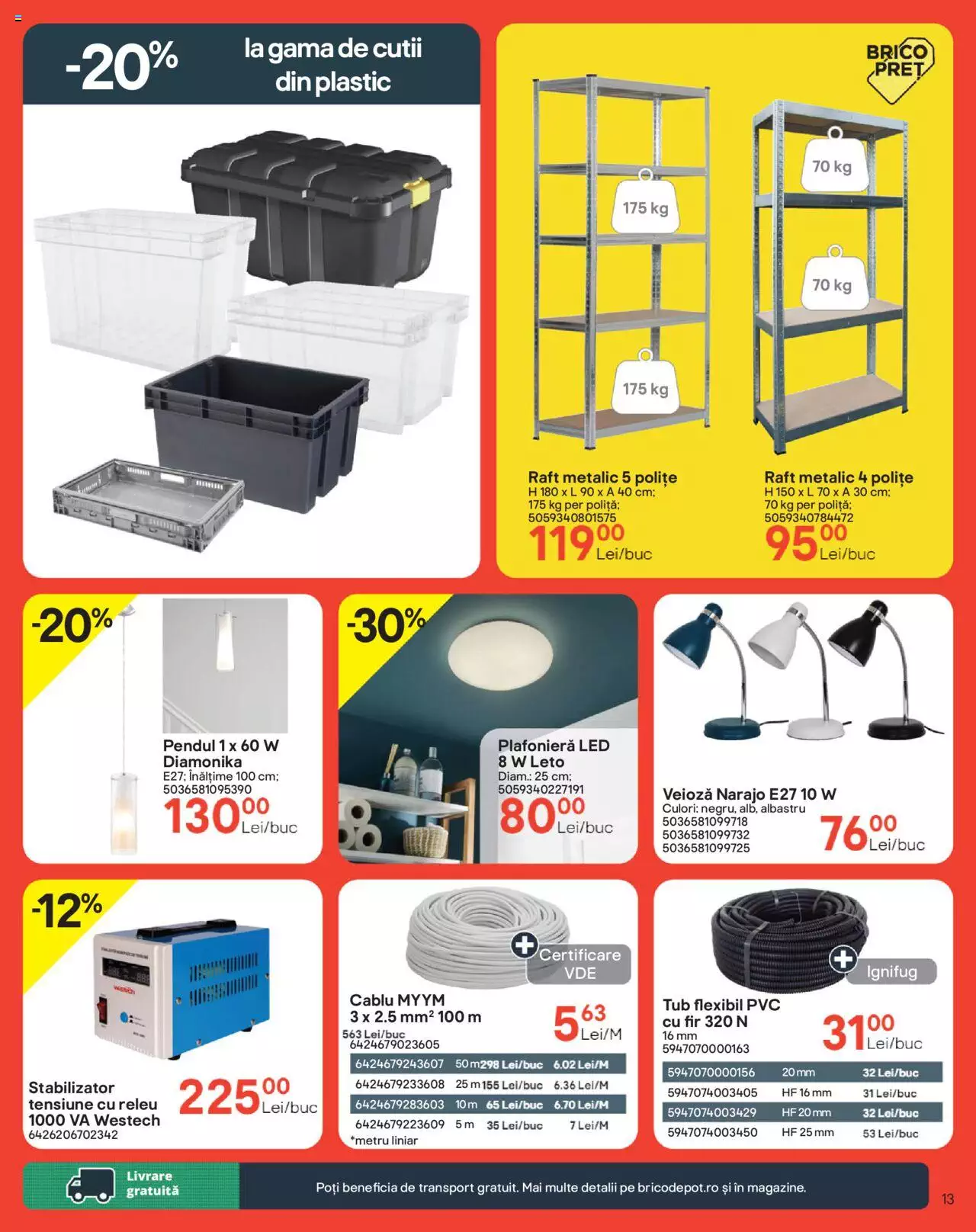 Catalog Brico Depot 12 Octombrie - 8 Noiembrie 2023 | Pagina 13